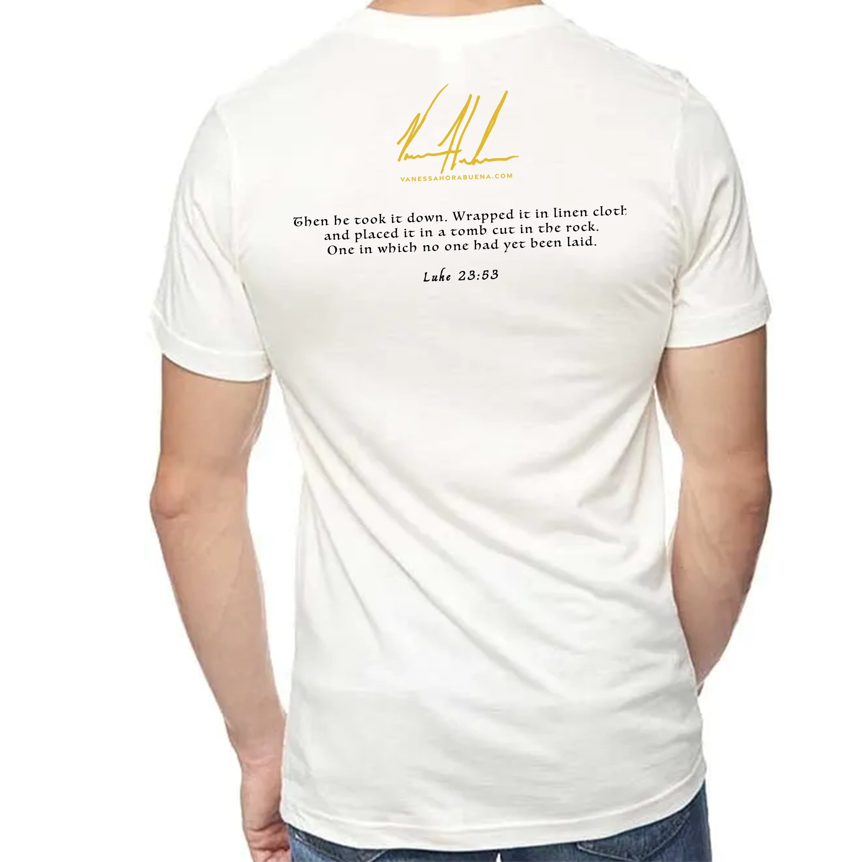 The Shroud Of Turin - The Colors Of Life - Unisex T (Premium Organic Fabric) Vanessa Horabuena