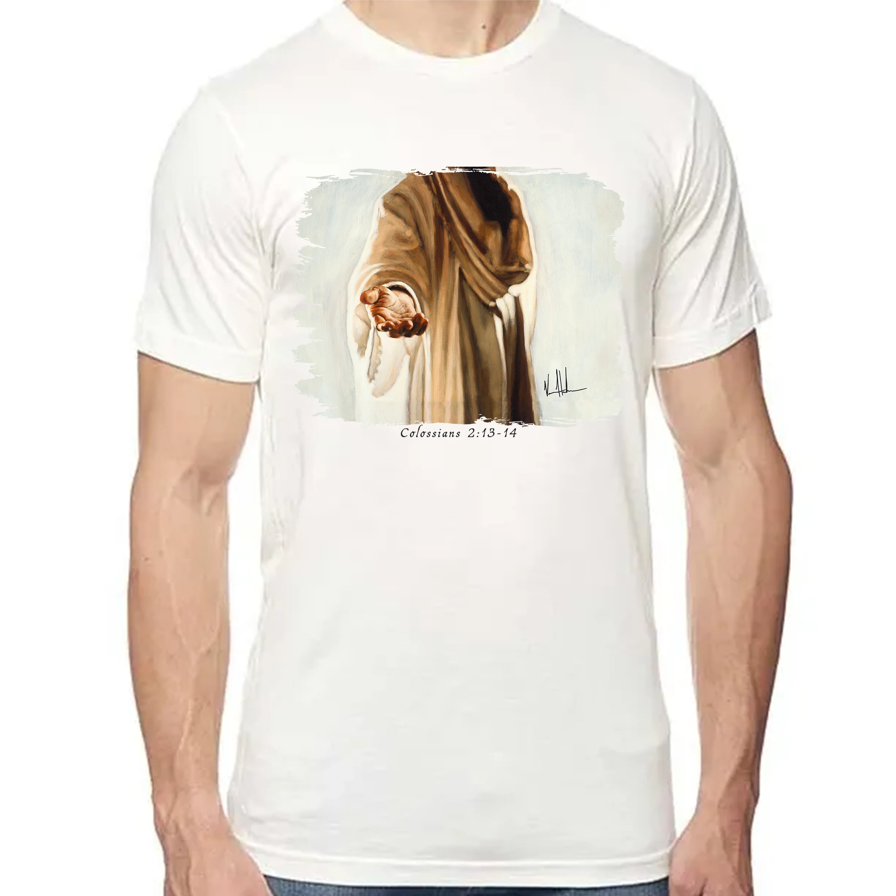 Beckoning - Unisex T (Premium Organic Fabric) Vanessa Horabuena Bamboo Natural Small