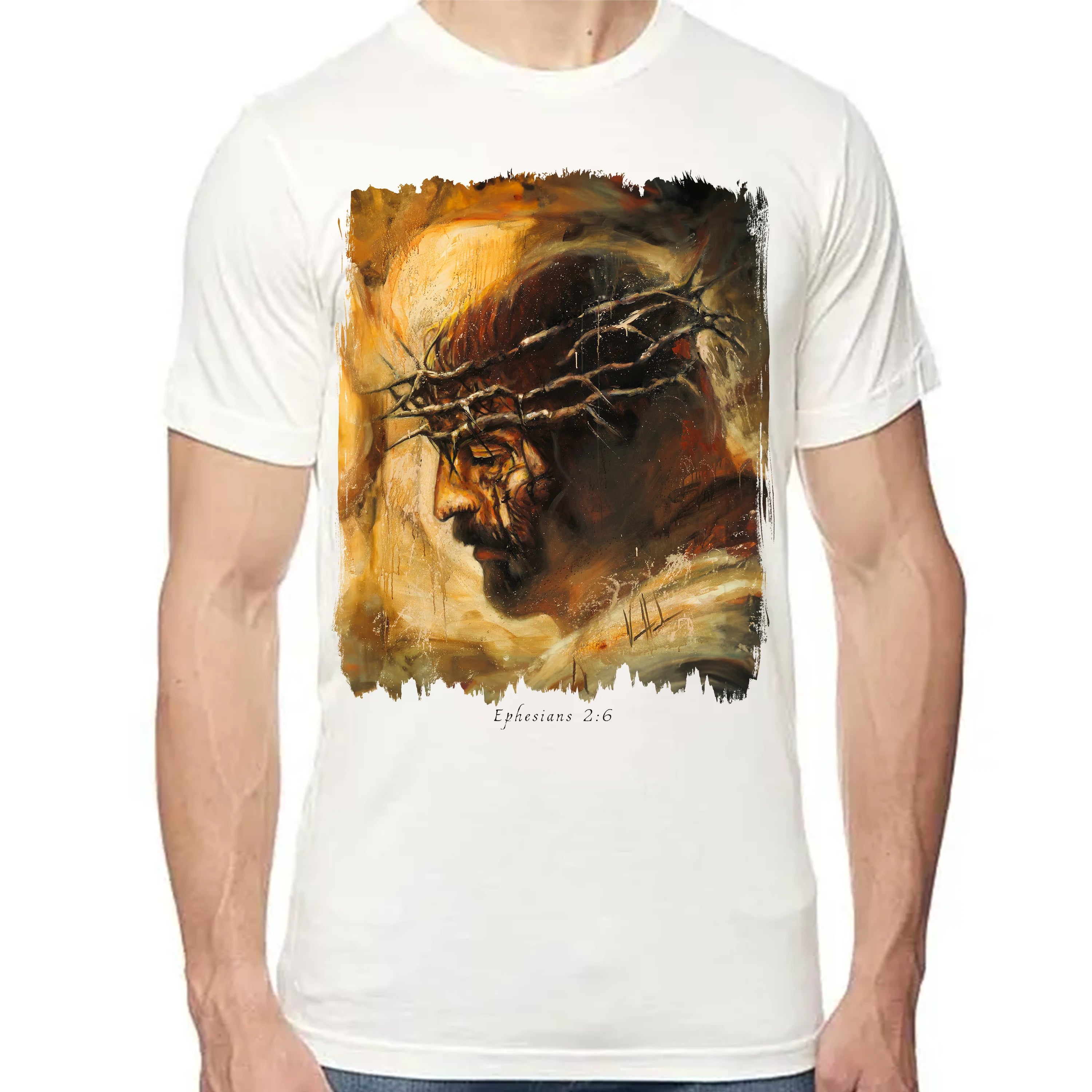 King Of Glory - Unisex T (Premium Organic Fabric) Vanessa Horabuena Bamboo Natural Small