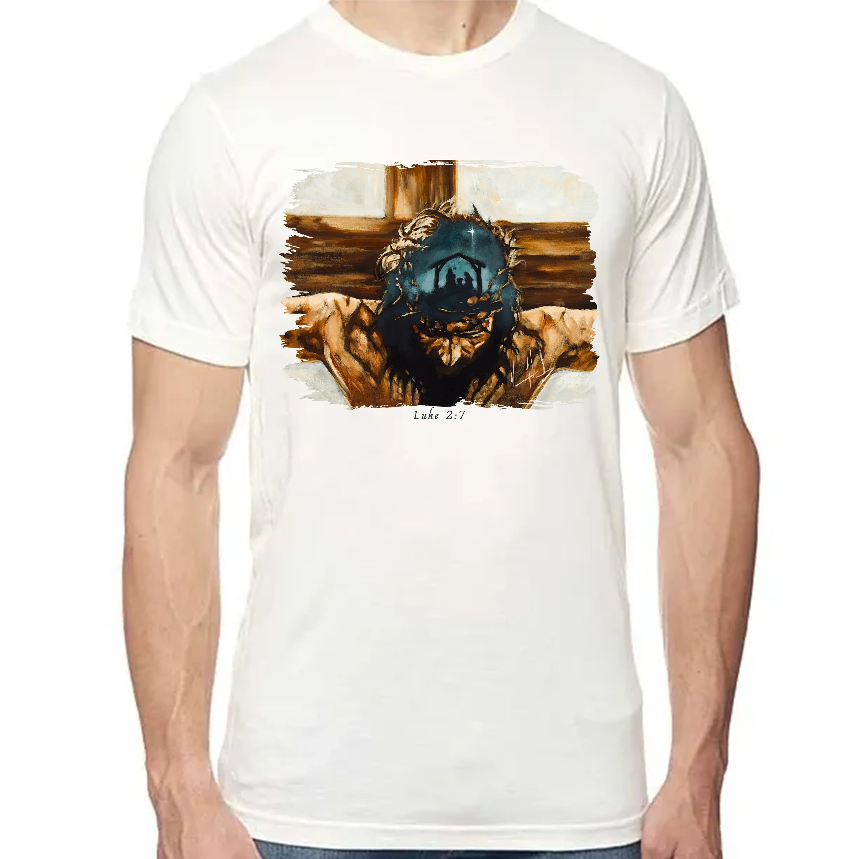 Love's True Story - Unisex T (Premium Organic Fabric) Vanessa Horabuena Bamboo Natural Small