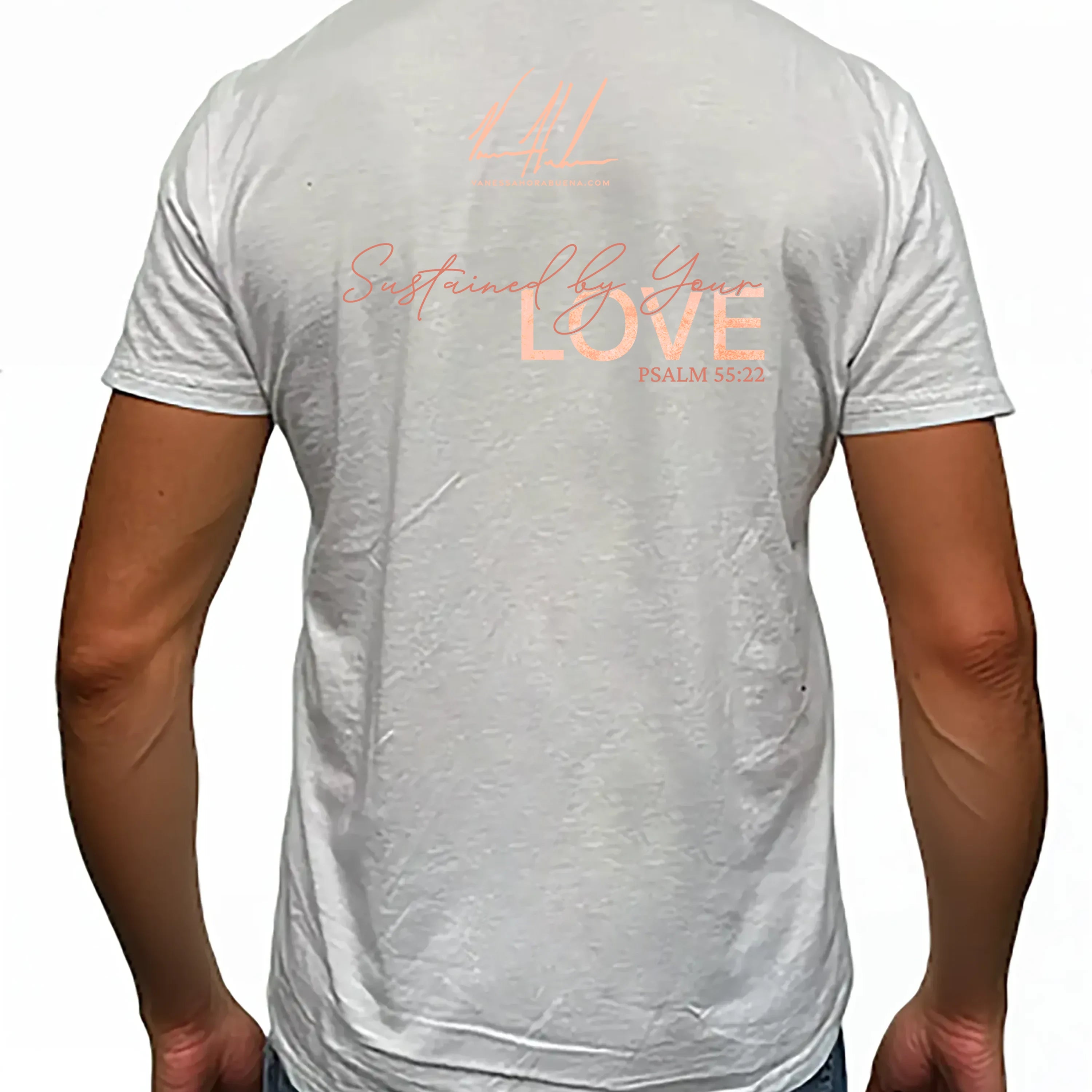 Unisex T (Organic Bamboo) - Sustained By Your Love Organic Bamboo Vanessa Horabuena