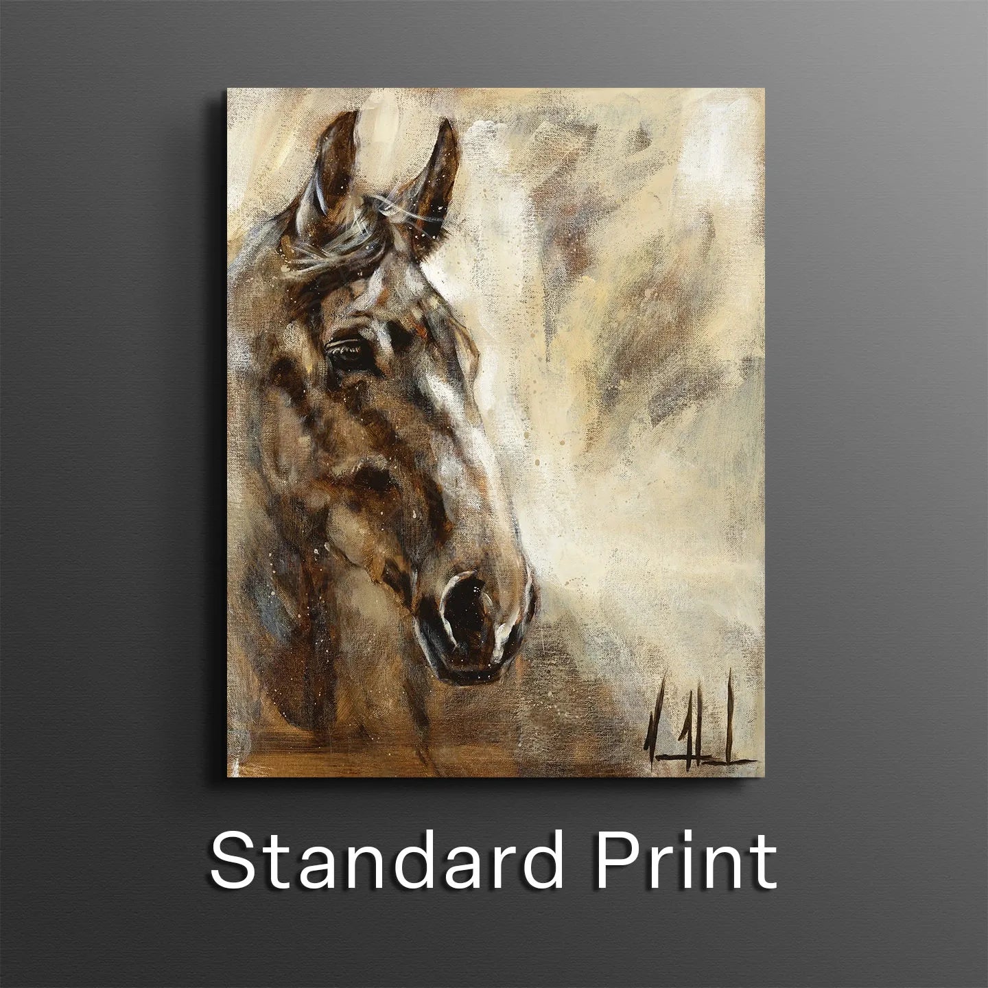 The Voice of Truth Horse Art Print Vanessa Horabuena