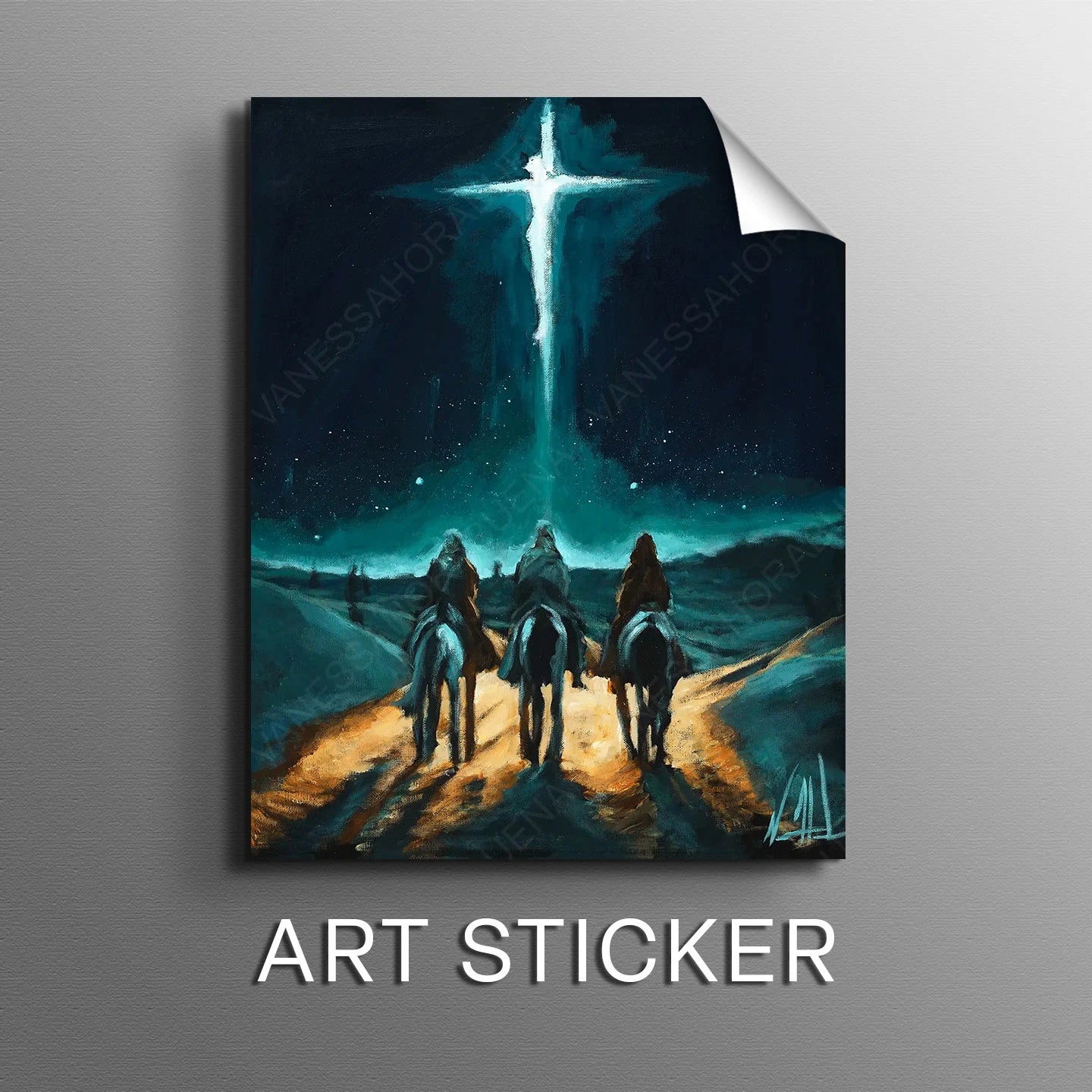 Whom Do You Seek - Sticker Sticker Vanessa Horabuena