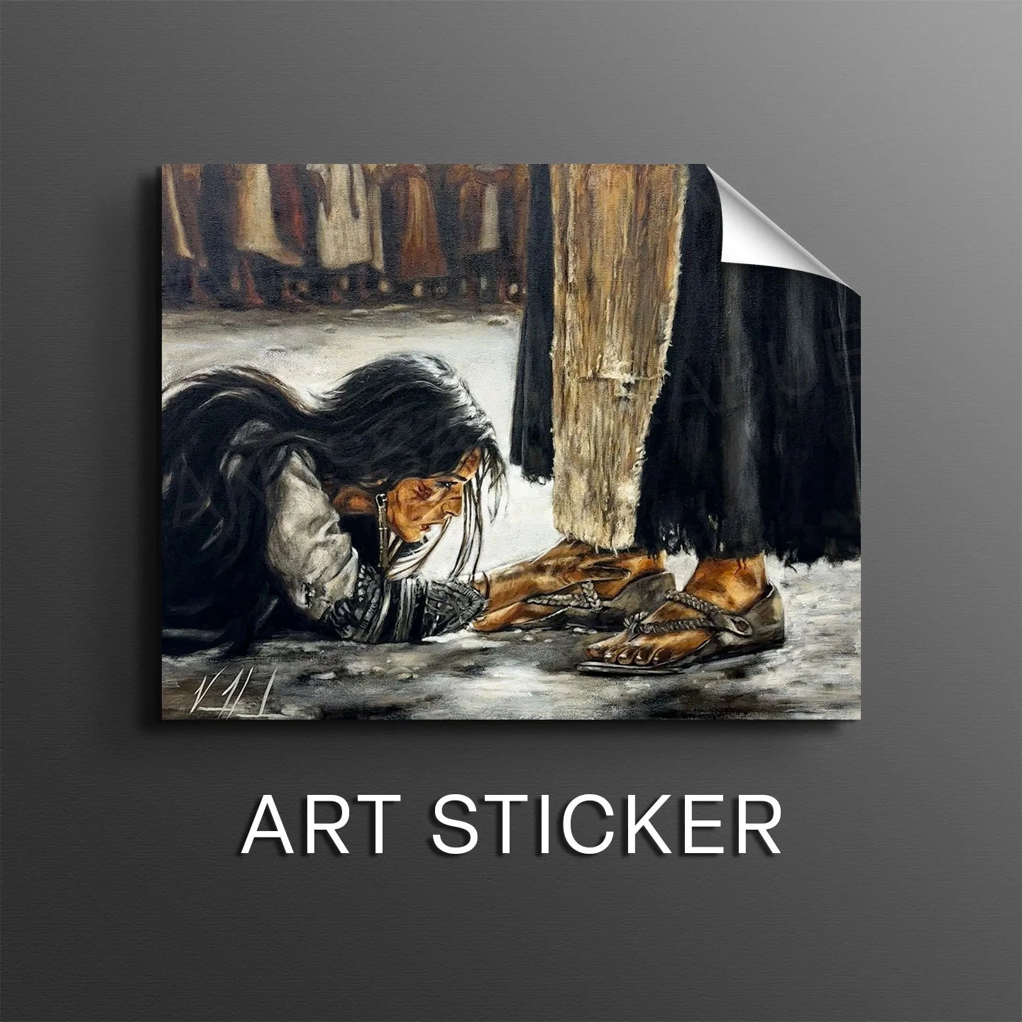 "Woman, Where Are Your Accusers?" - Sticker Sticker Vanessa Horabuena