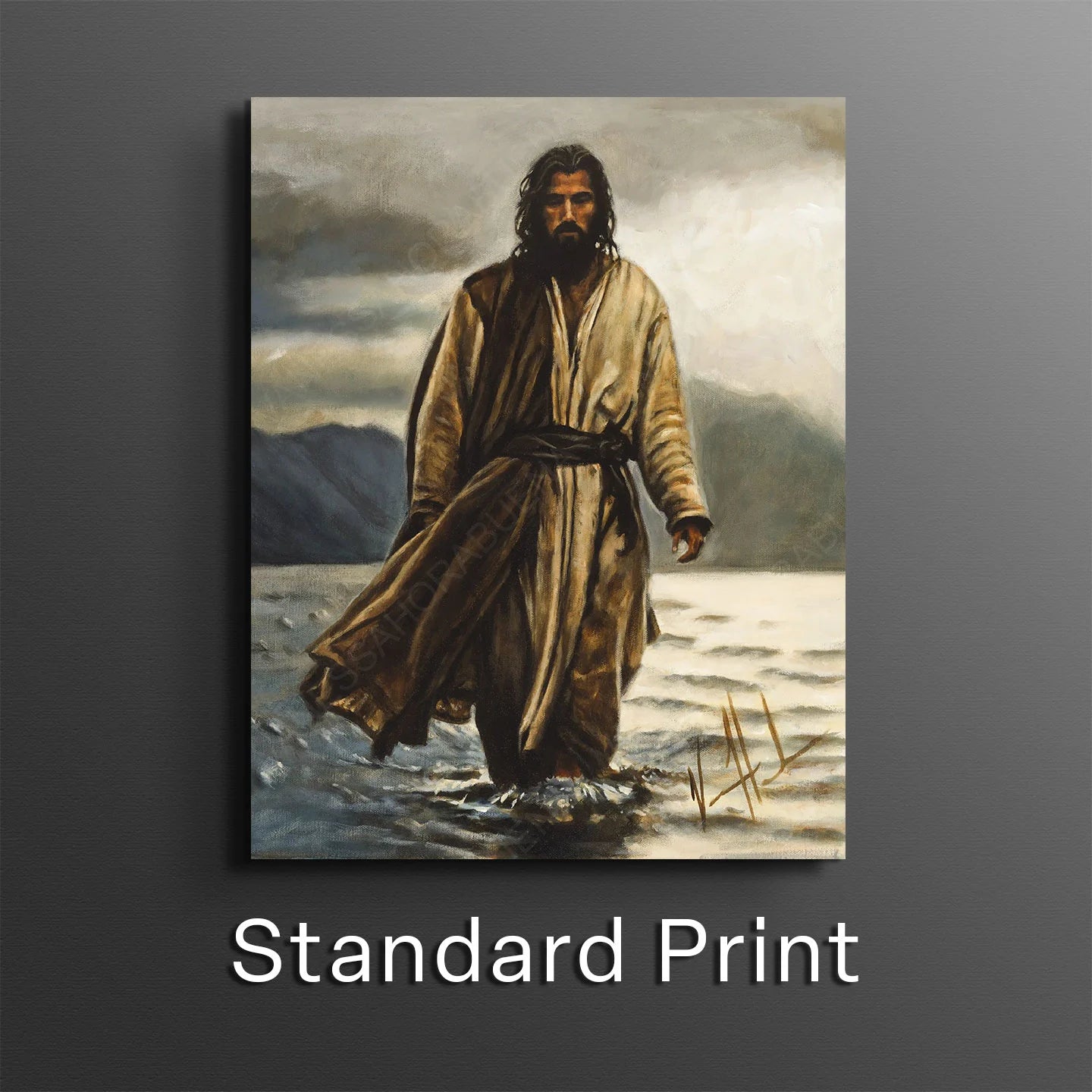 Walk By Faith Jesus Art Print Vanessa Horabuena