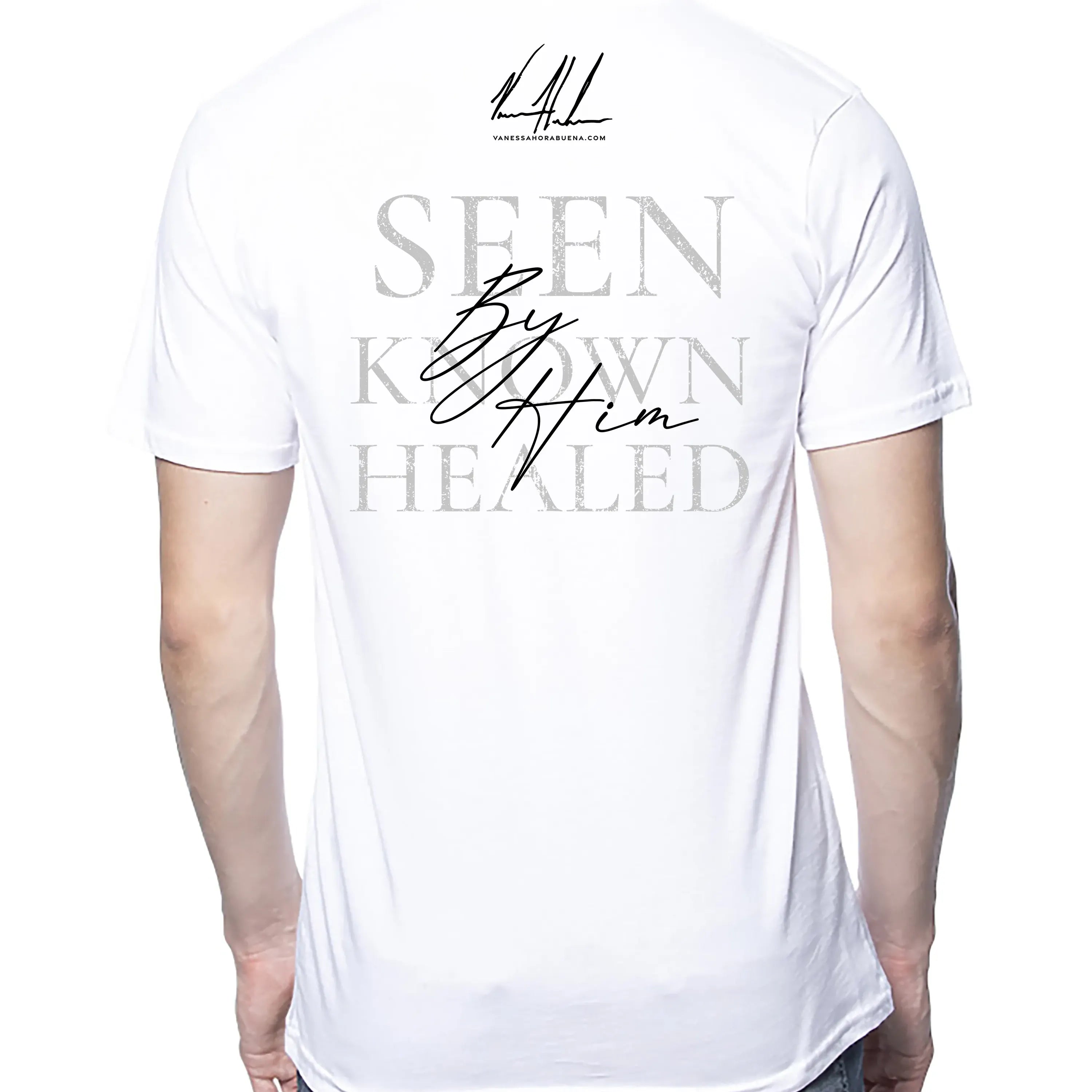 Jesus Healer (Sketch) - Unisex T (Premium Organic Fabric) Vanessa Horabuena