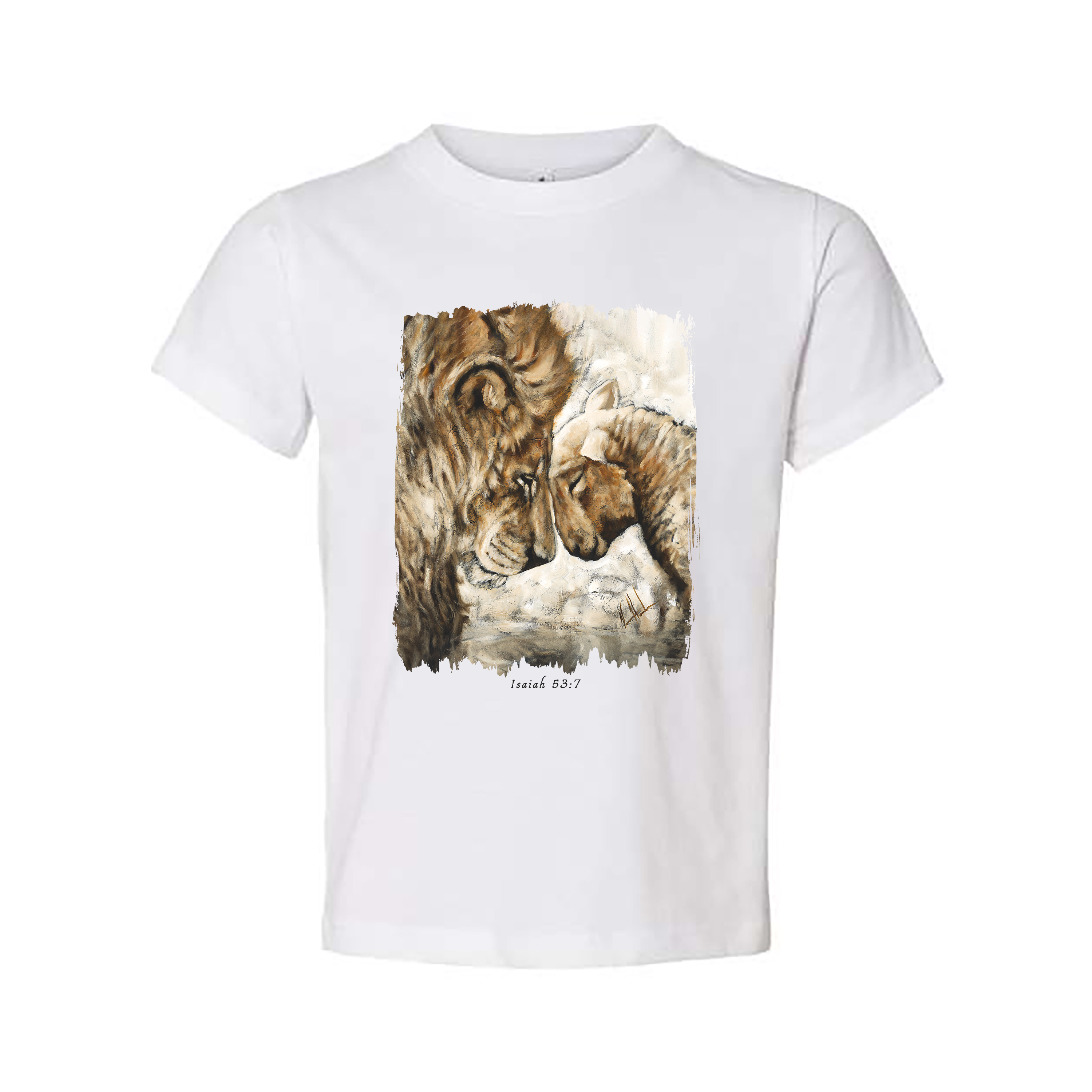 Compassion of a King (White) - Kids T (Organic Cotton) Organic Cotton Vanessa Horabuena Toddler White 2T