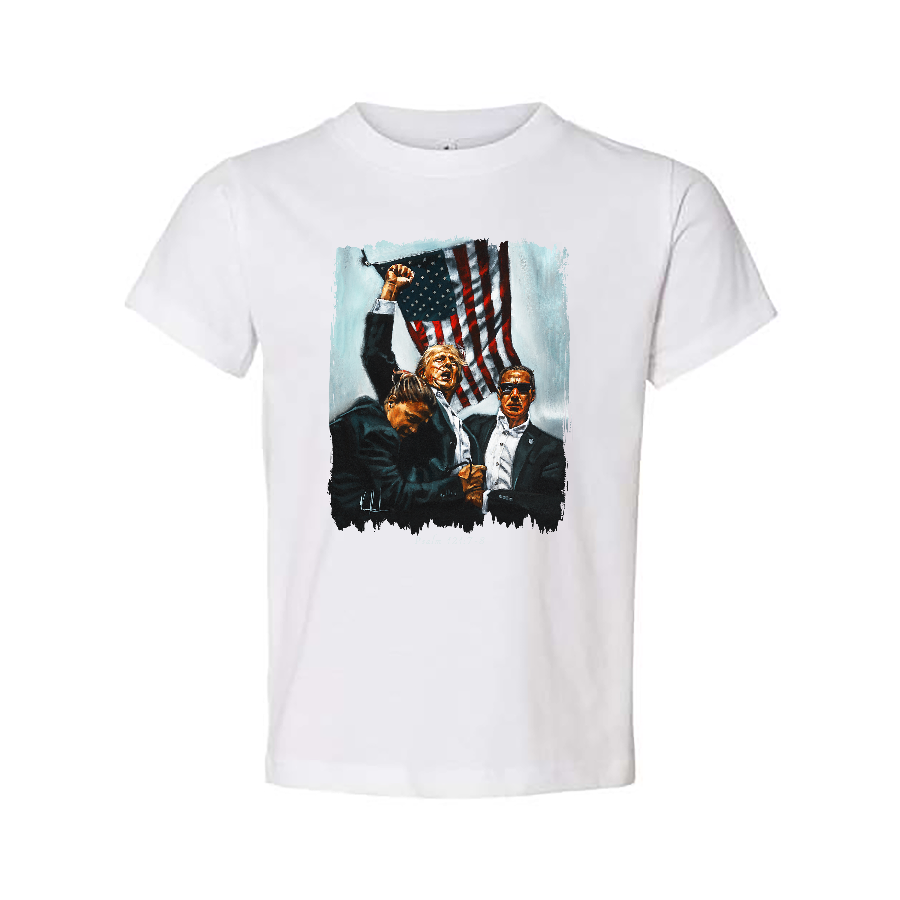 Never Surrender - Kids T (Organic Cotton) Organic Cotton Vanessa Horabuena Toddler White 2T