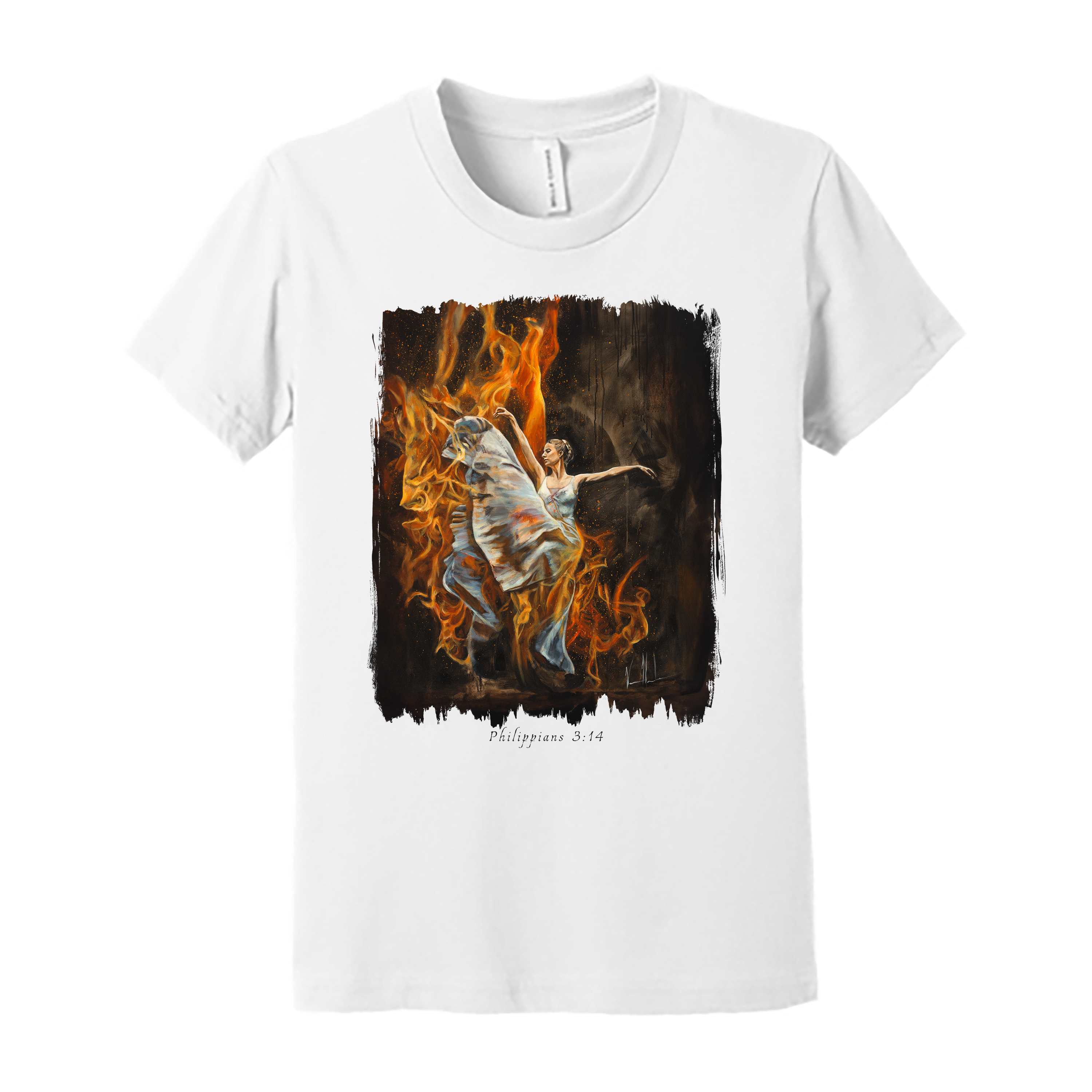A Burning Flame Within - Kids T (Organic Cotton) Organic Cotton Vanessa Horabuena Youth White Small