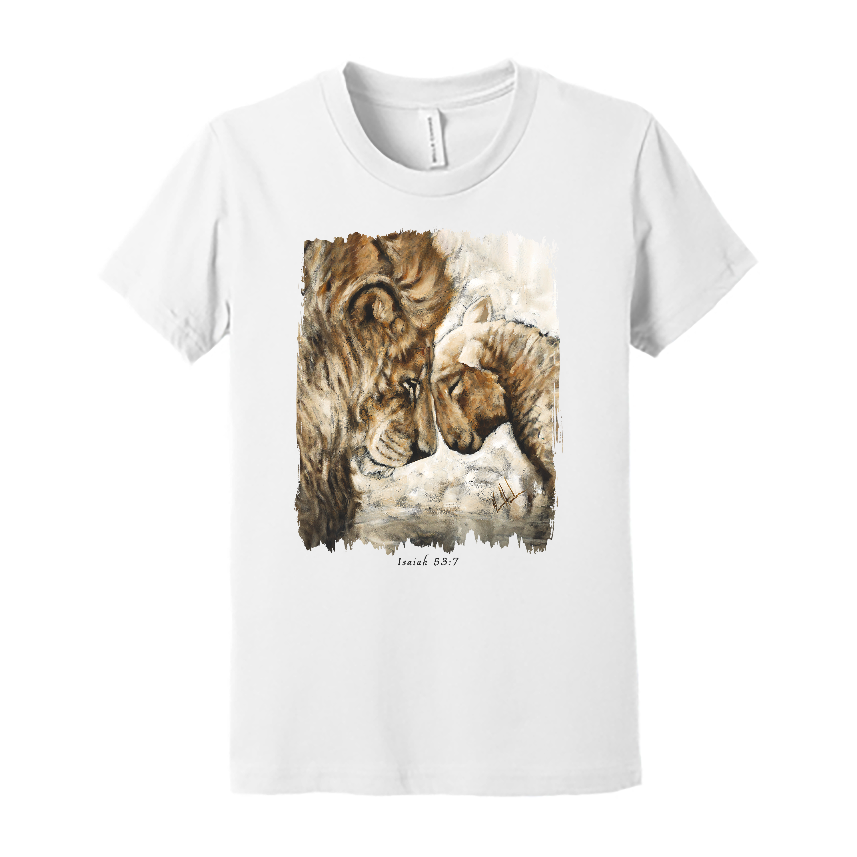 Compassion of a King (White) - Kids T (Organic Cotton) Organic Cotton Vanessa Horabuena Youth White Small