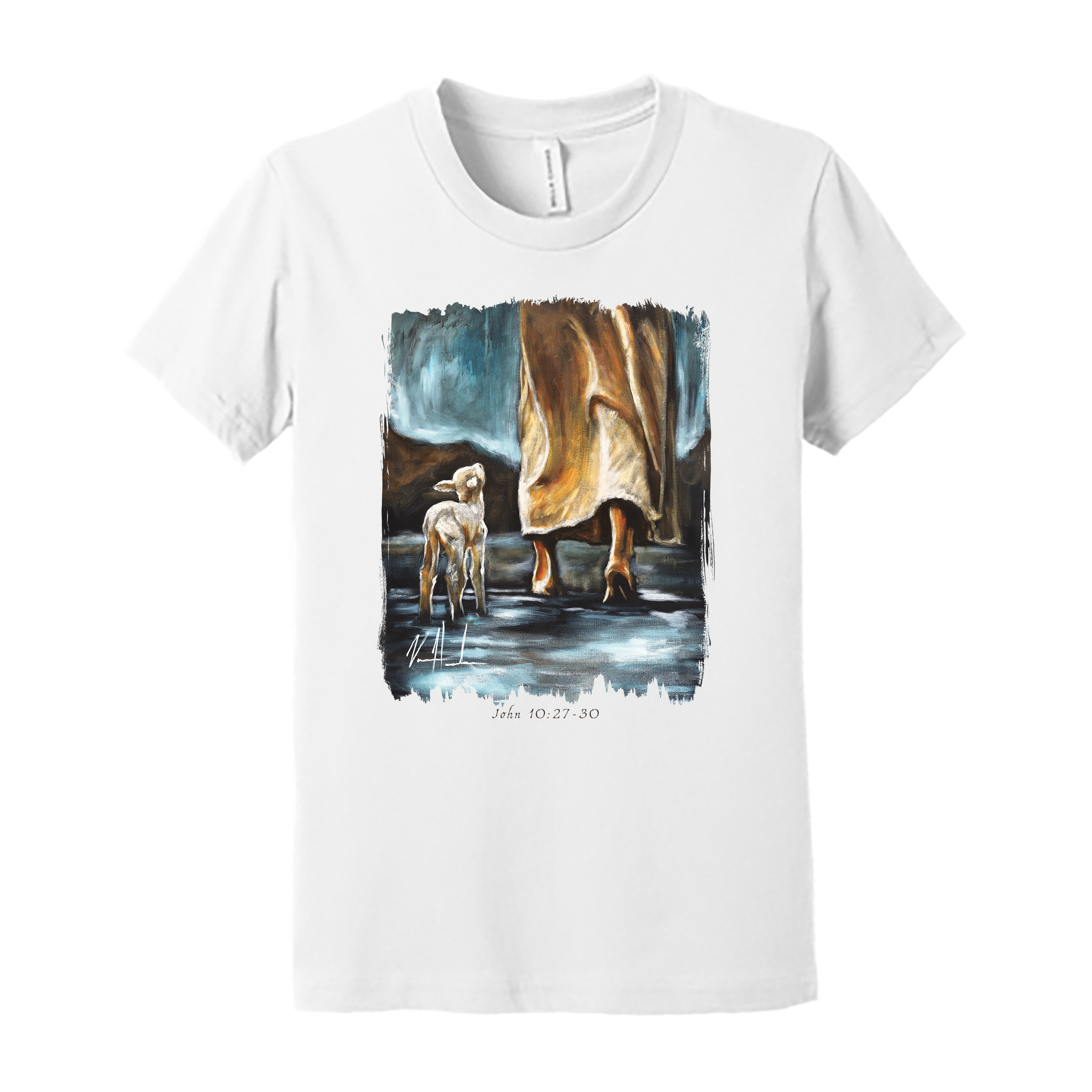 Kids T (Organic Cotton) - My Sheep Listen To My Voice Organic Cotton Vanessa Horabuena Youth White Small