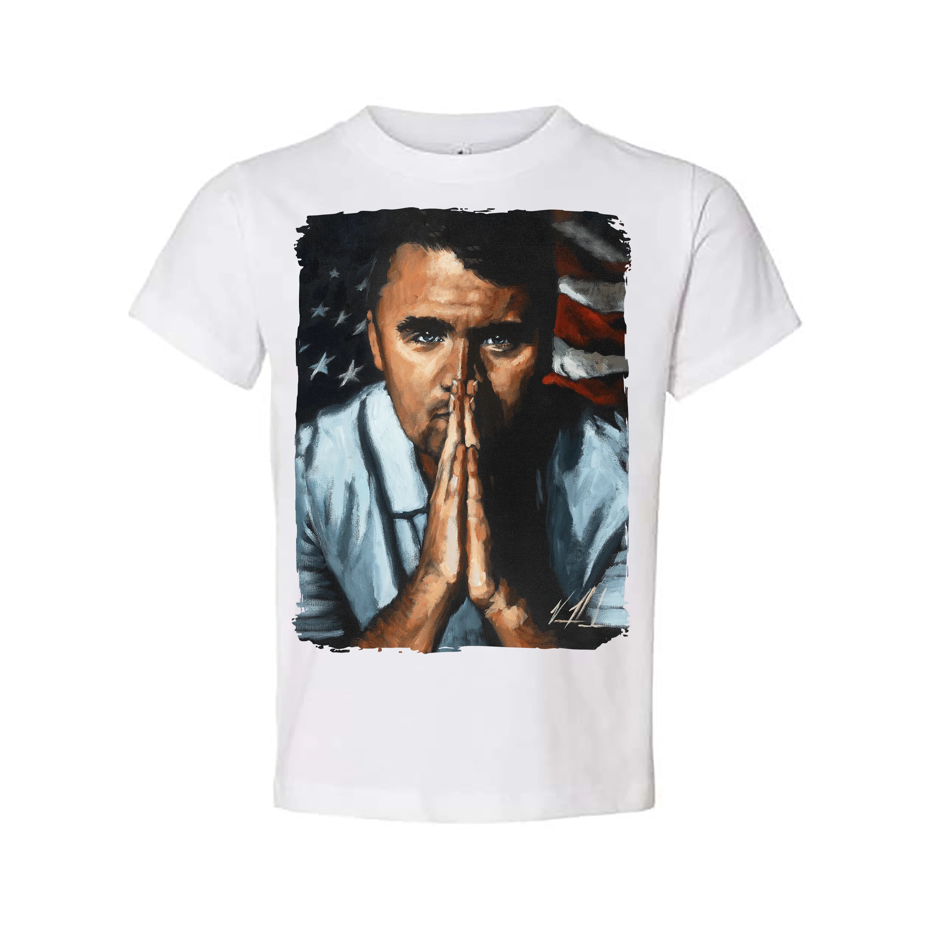 Kids T (Organic Cotton) - Charlie Kirk - A Patriot's Tribute Organic Cotton Vanessa Horabuena Toddler White 2T