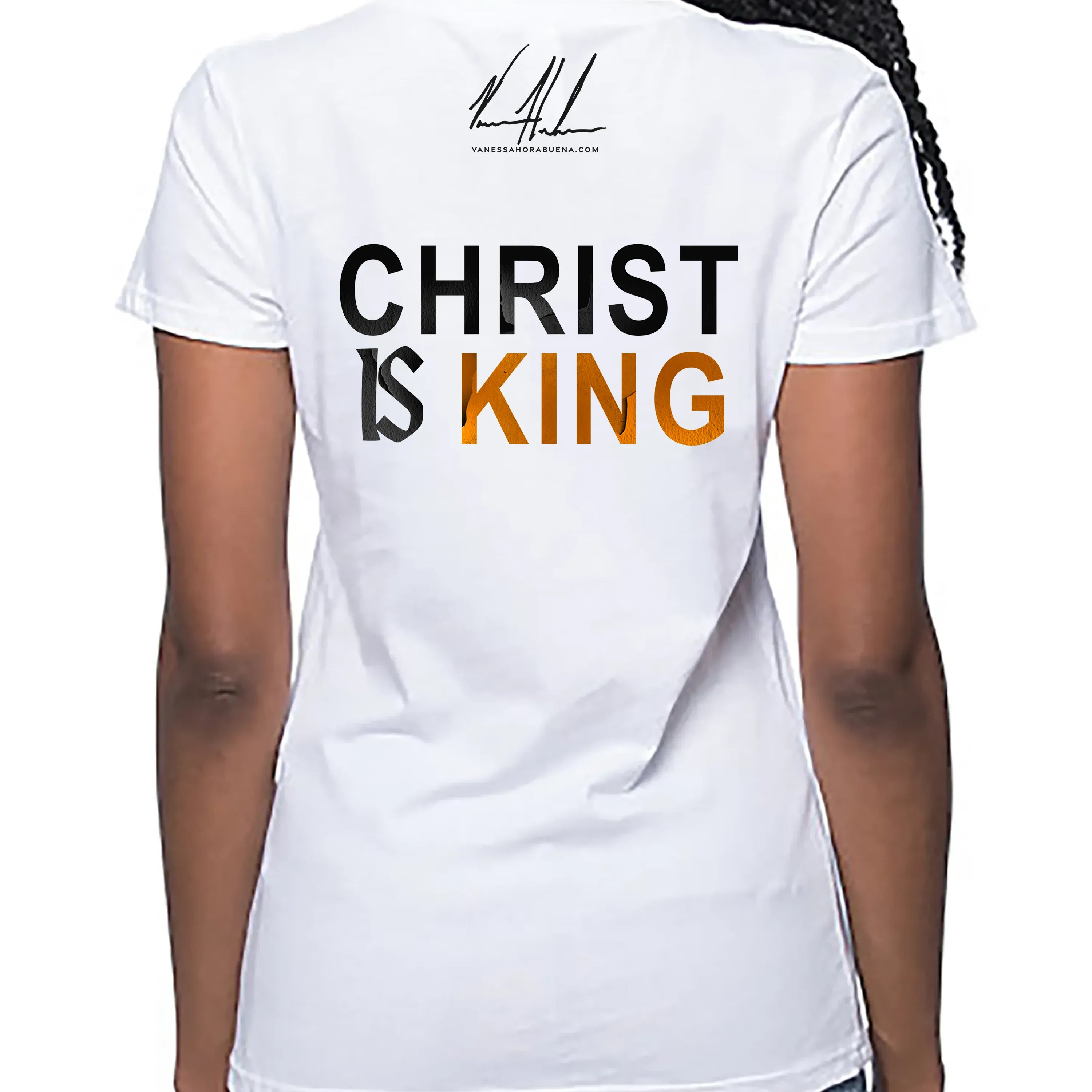 Women's T (Organic Bamboo) - Christ is King Organic Bamboo Vanessa Horabuena