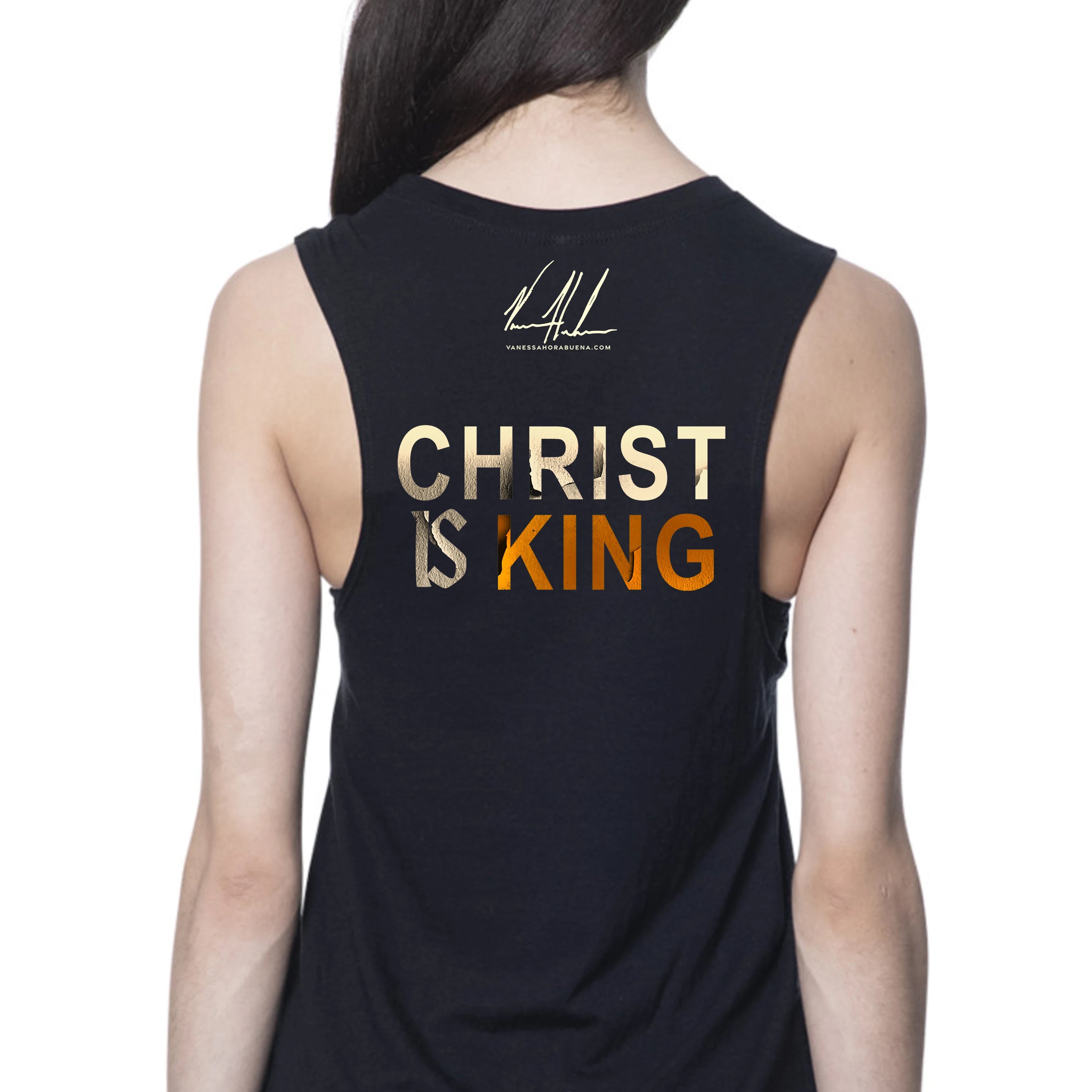 Christ is King - Women's Tank Top (Organic Bamboo) Organic Bamboo Vanessa Horabuena