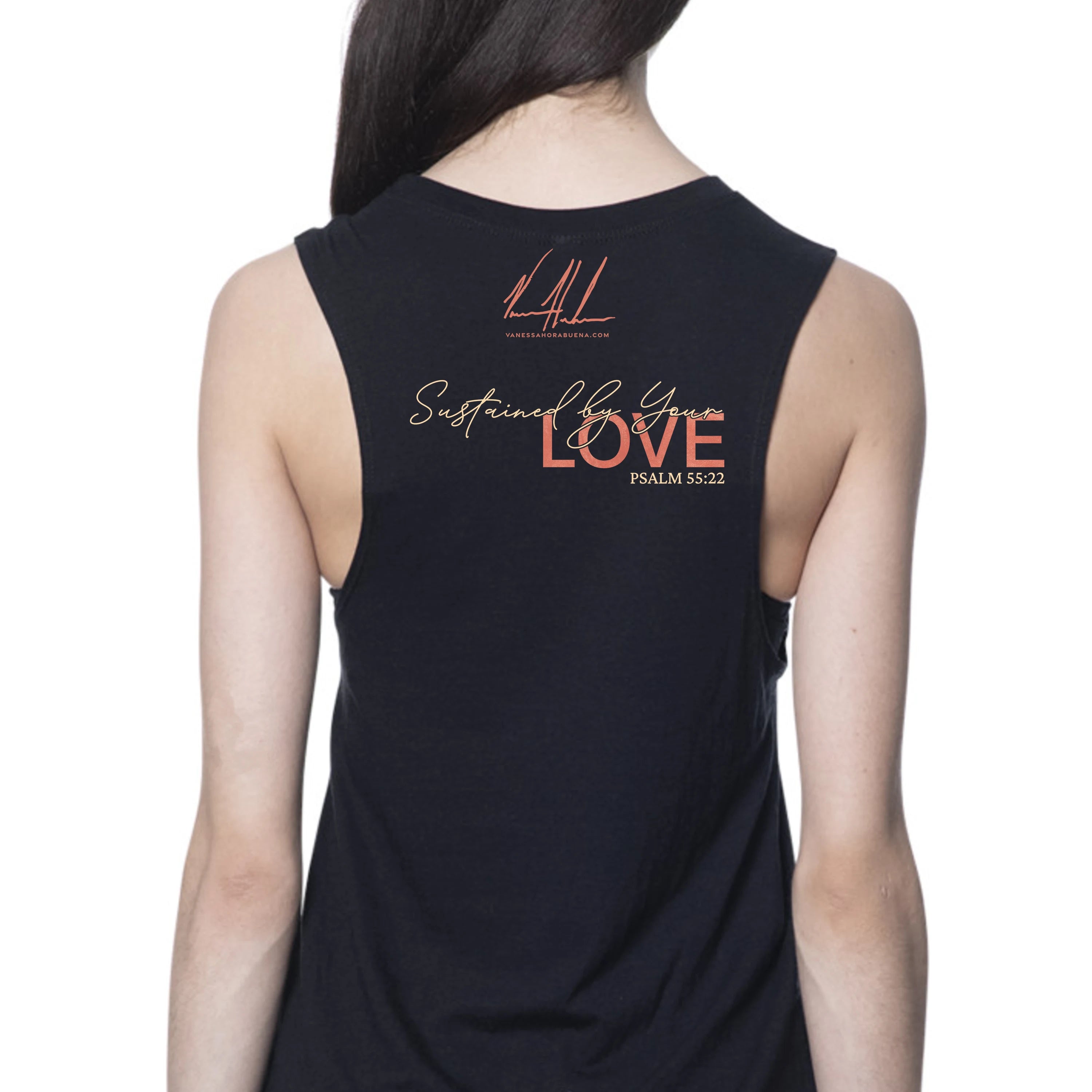 Sustained By Your Love - Women's Tank Top (Organic Bamboo) Organic Bamboo Vanessa Horabuena