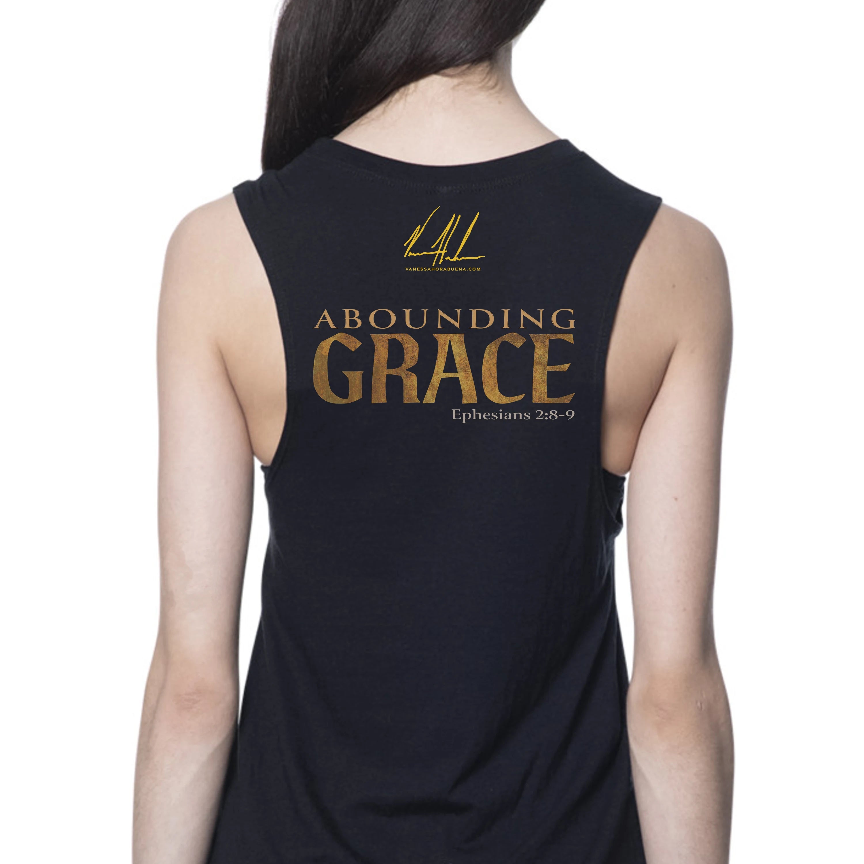 Abounding Grace - Women's Tank Top (Organic Bamboo) Organic Bamboo Vanessa Horabuena