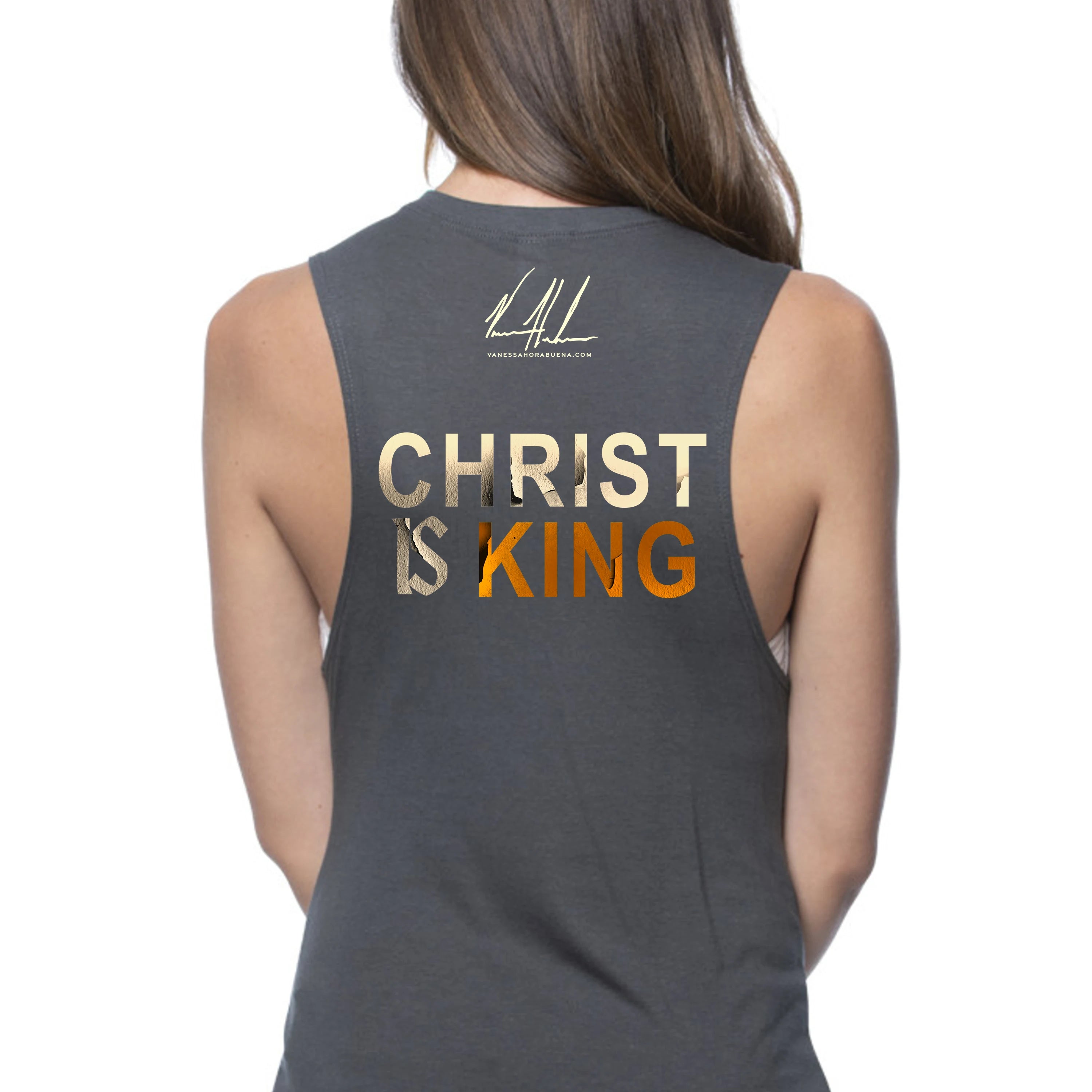 Christ is King - Women's Tank Top (Organic Bamboo) Organic Bamboo Vanessa Horabuena
