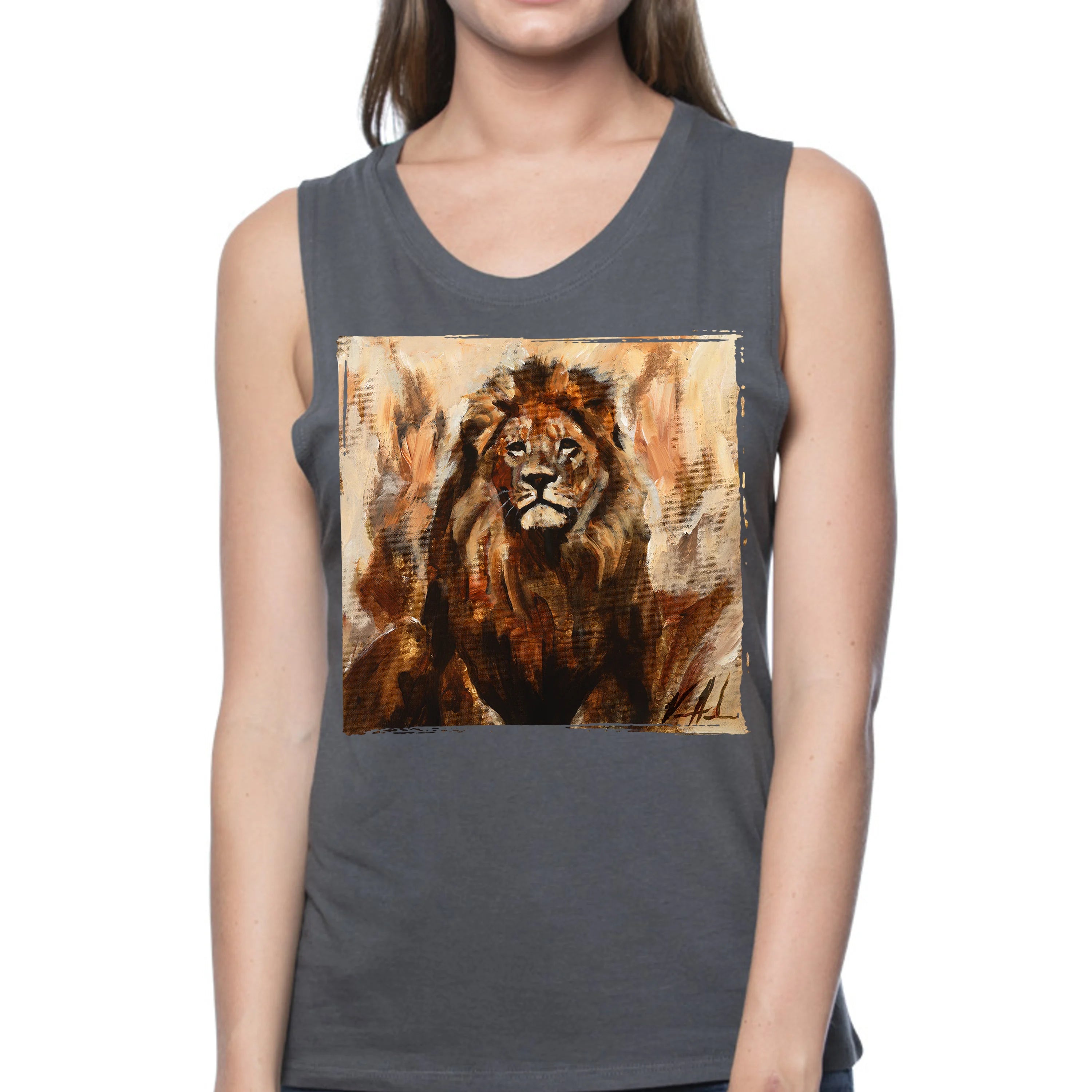 Abounding Grace - Women's Tank Top (Organic Bamboo) Organic Bamboo Vanessa Horabuena Grey XS