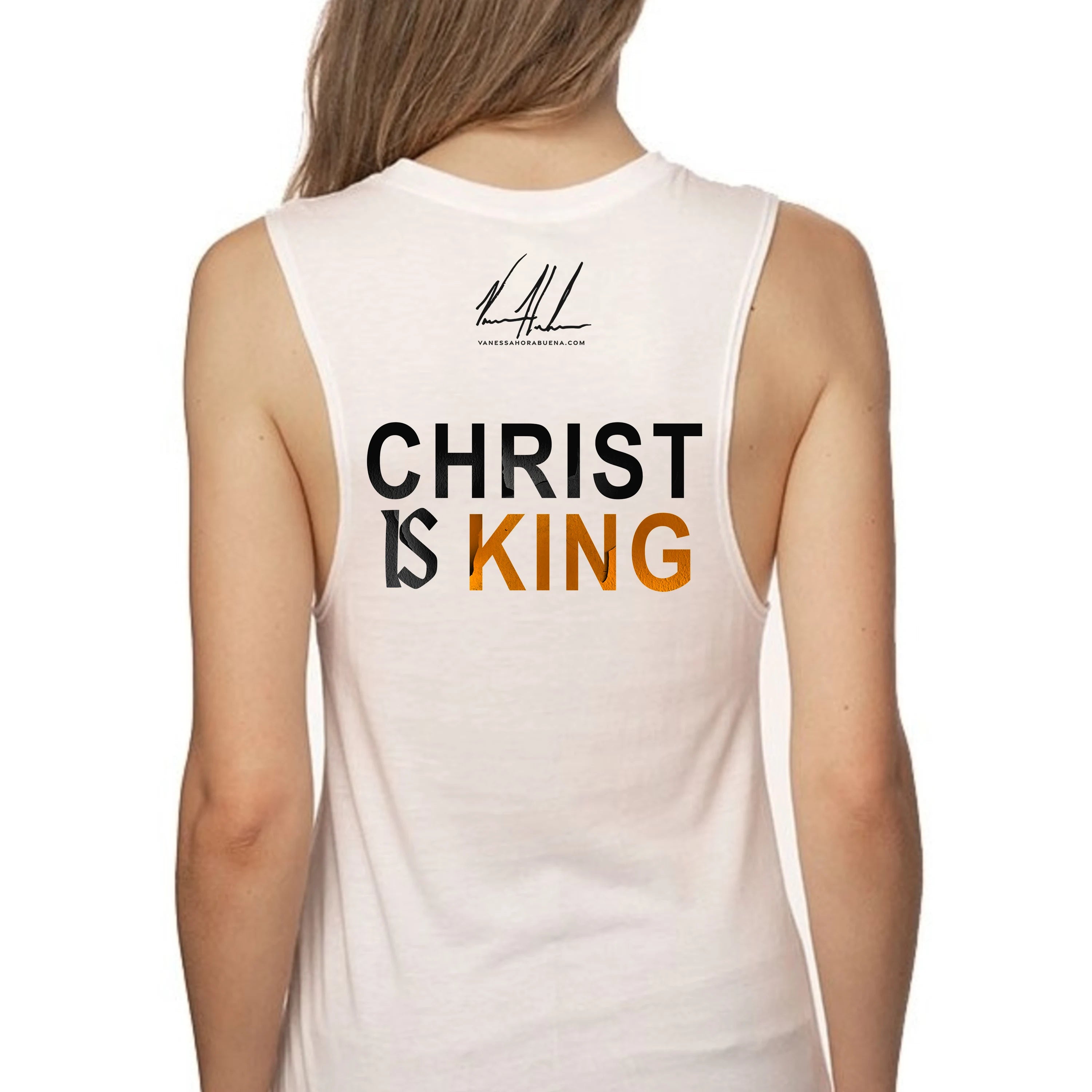 Christ is King - Women's Tank Top (Organic Bamboo) Organic Bamboo Vanessa Horabuena