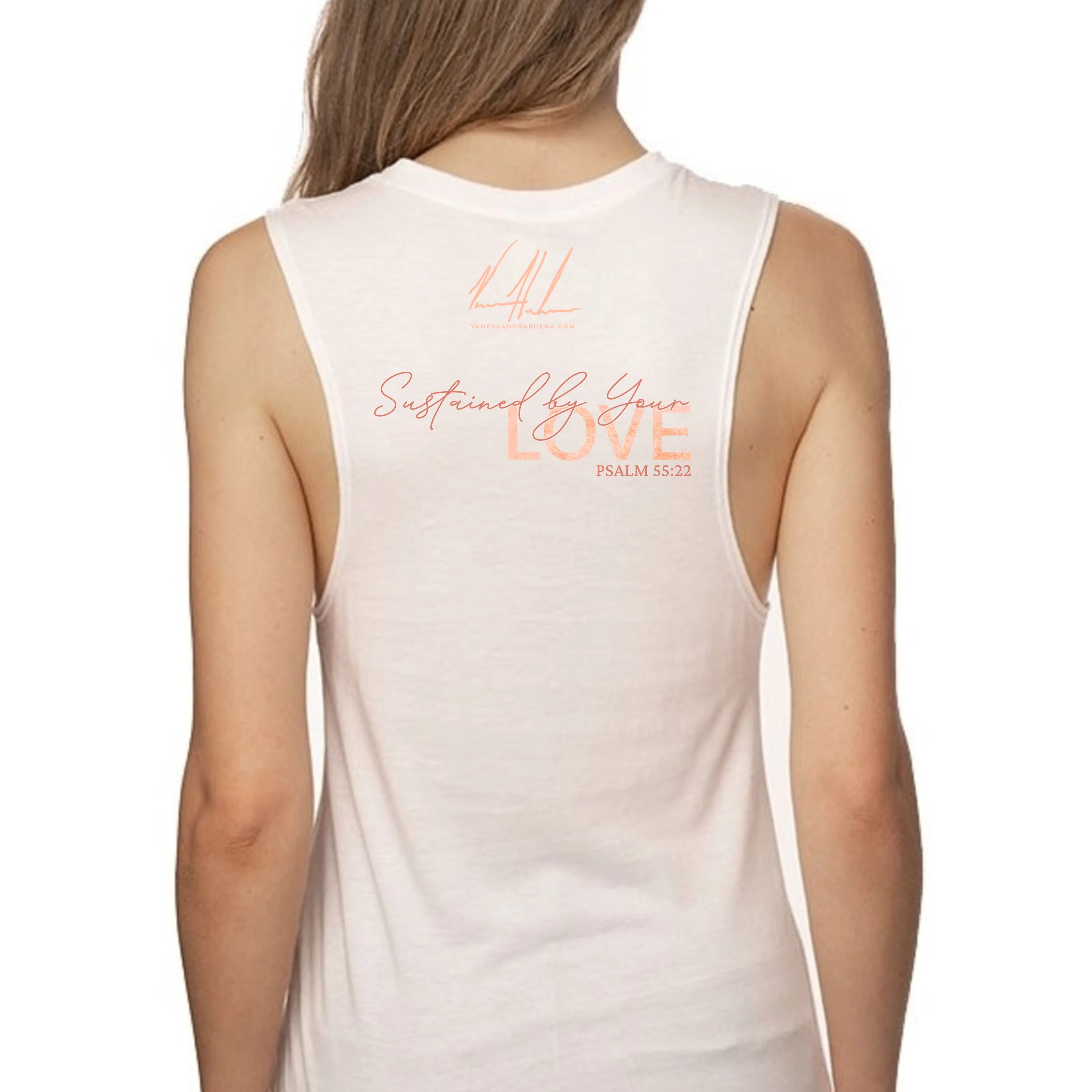 Sustained By Your Love - Women's Tank Top (Organic Bamboo) Organic Bamboo Vanessa Horabuena