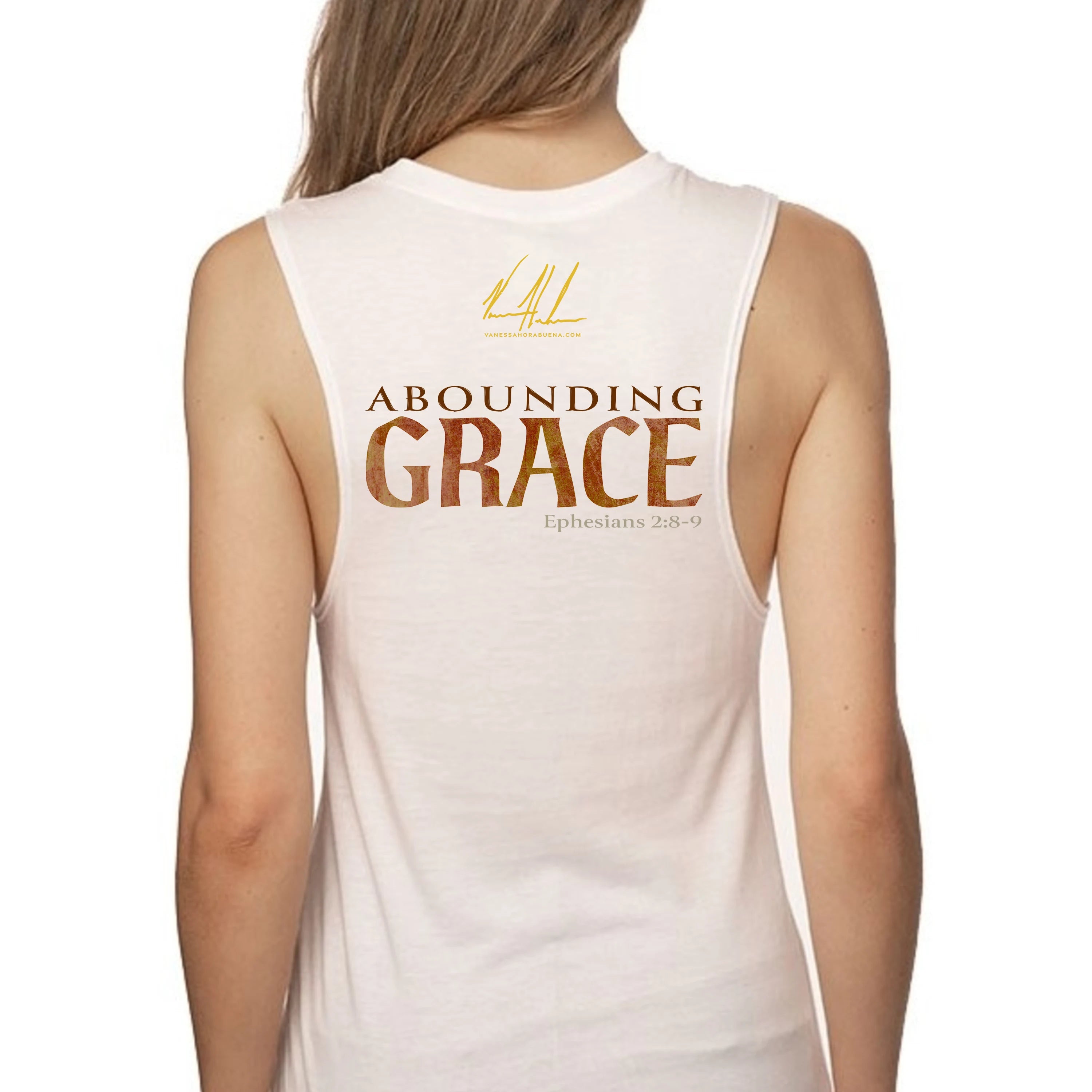 Abounding Grace - Women's Tank Top (Organic Bamboo) Organic Bamboo Vanessa Horabuena