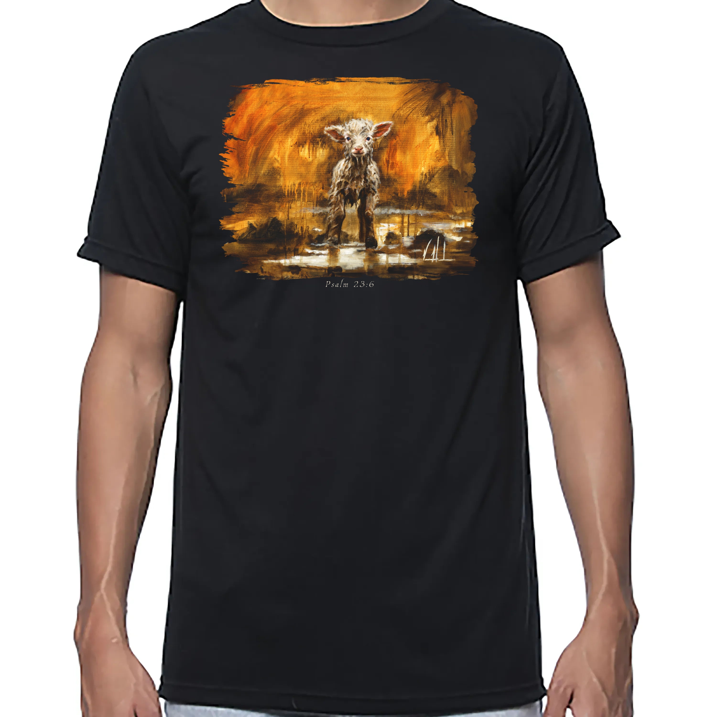 Your Love Never Fails - Unisex T (Premium Organic Fabric) Vanessa Horabuena Bamboo Black Small