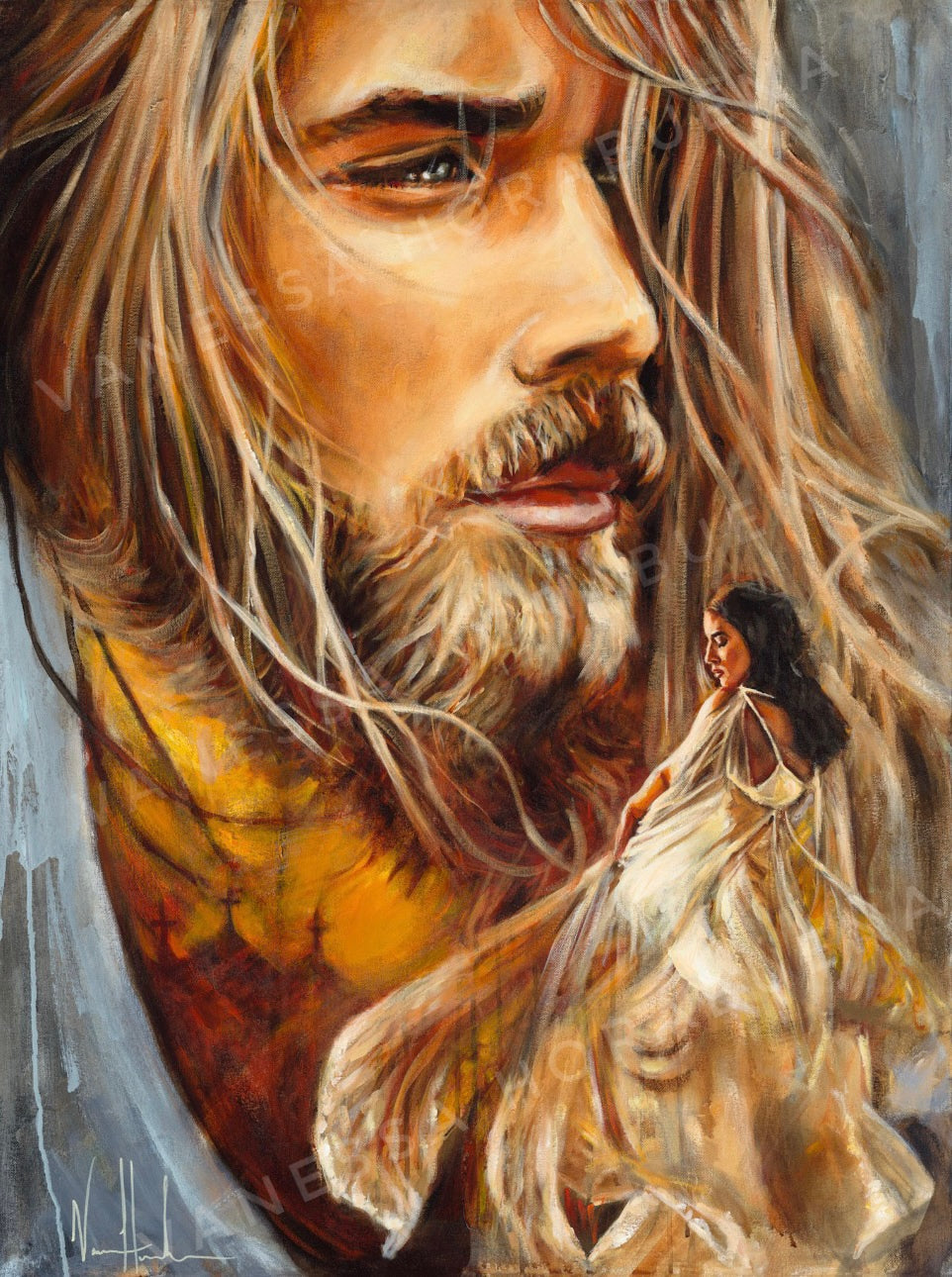 C#. 32 - Bride of Christ - 11"x14" Canvas Print Vanessa Horabuena
