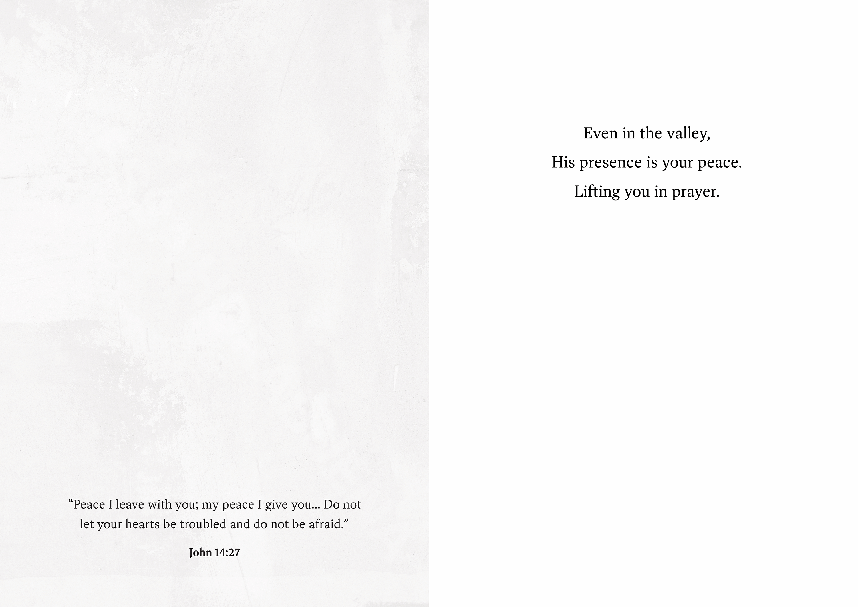 'My Sheep Listen to My Voice - The Voice that Calms the Storm' Sympathy Greeting Card Vanessa Horabuena