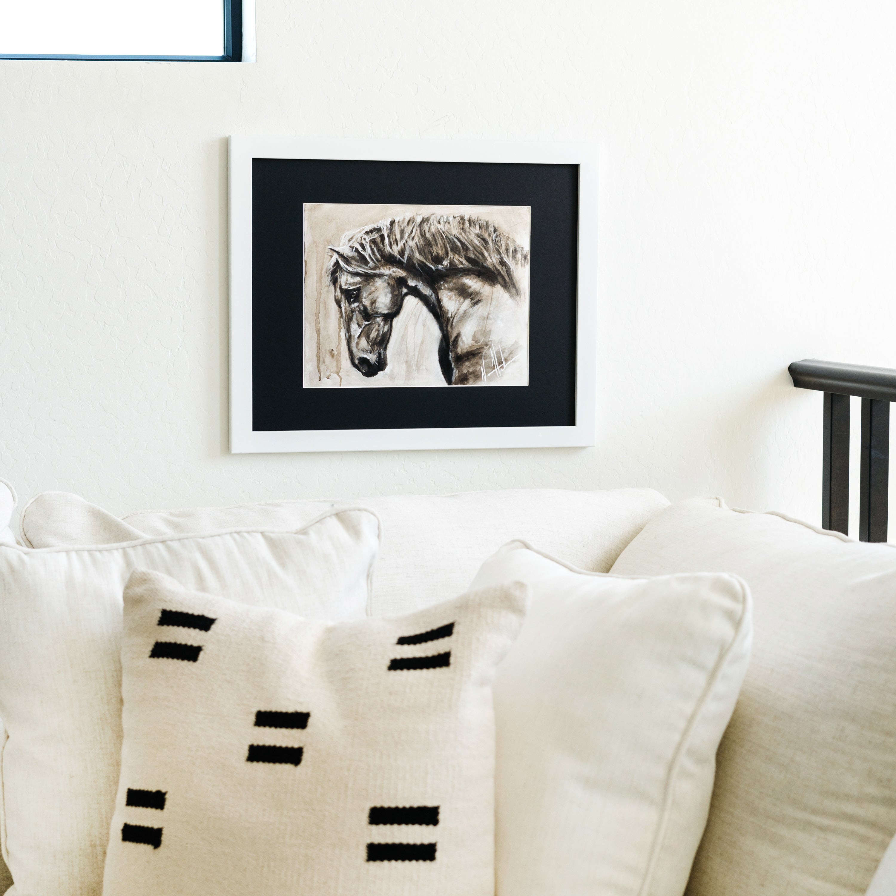 Momentum Horse Art Print Vanessa Horabuena