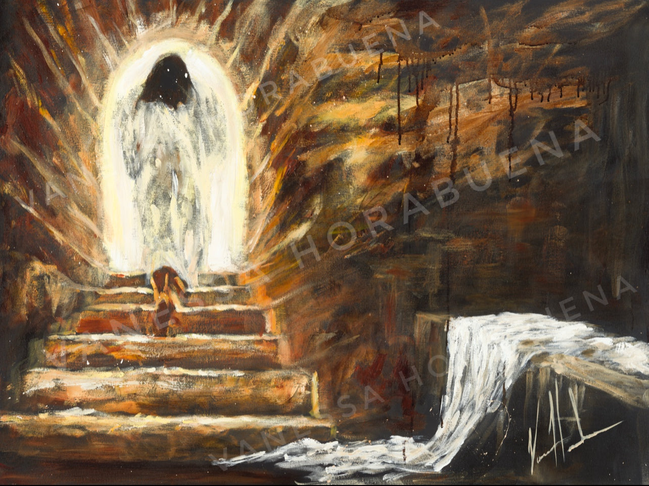 The Empty Tomb Jesus Art Print Vanessa Horabuena