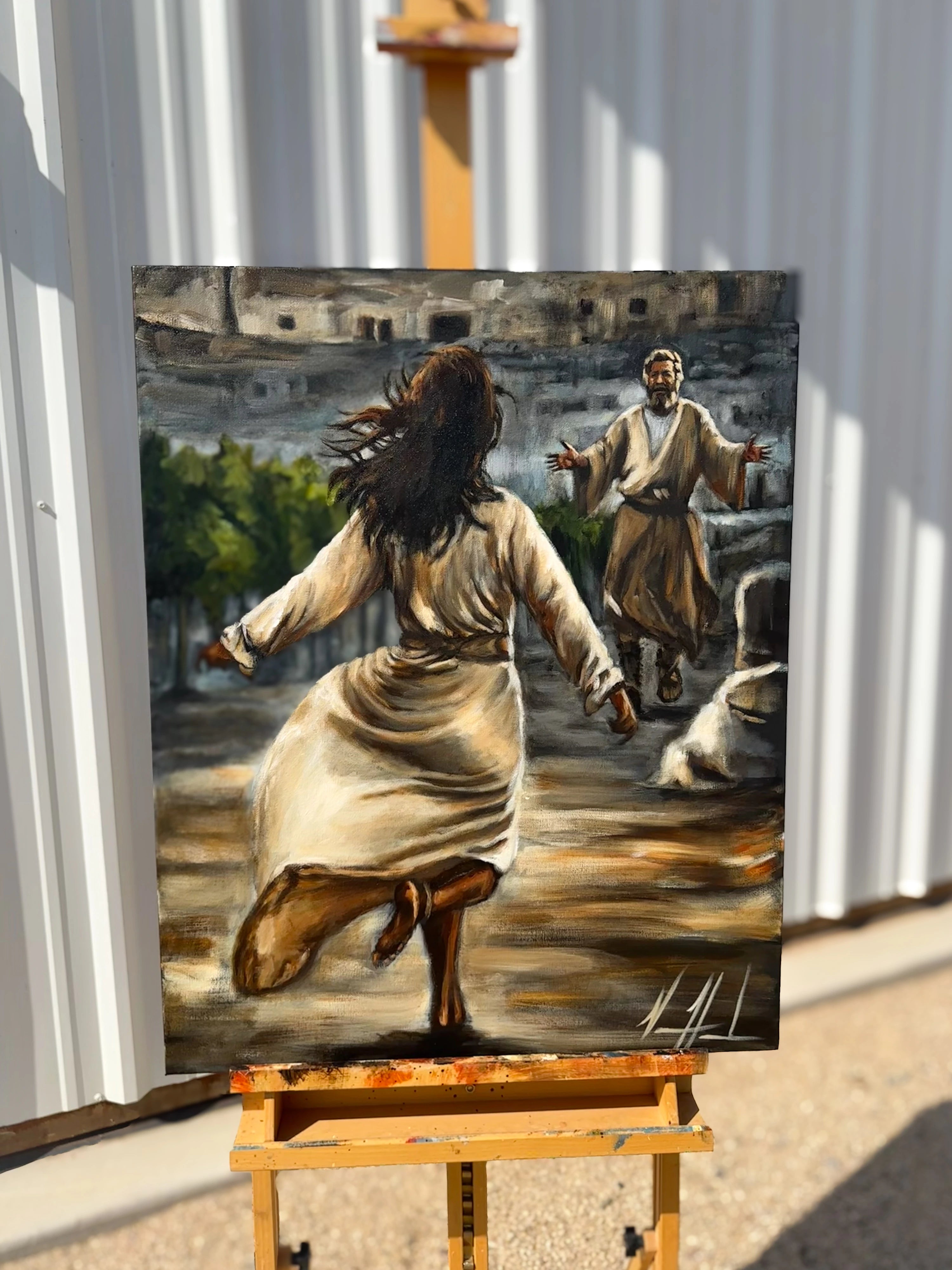 The Prodigal Daughter - 24”x30” Original Acrylic Painting Original Painting Vanessa Horabuena