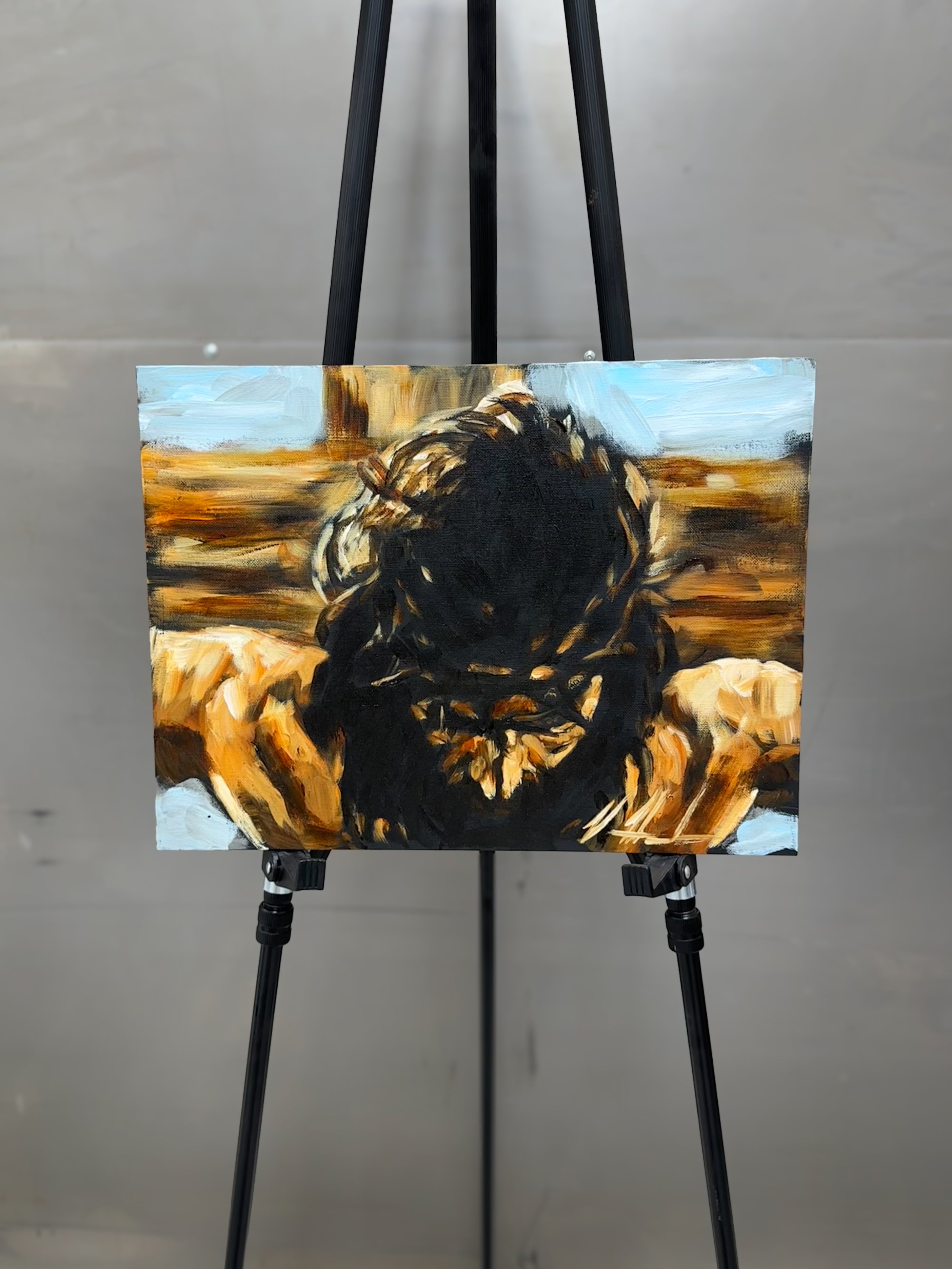 The Finished Work of the Cross - 12”x16” Original Acrylic Painting