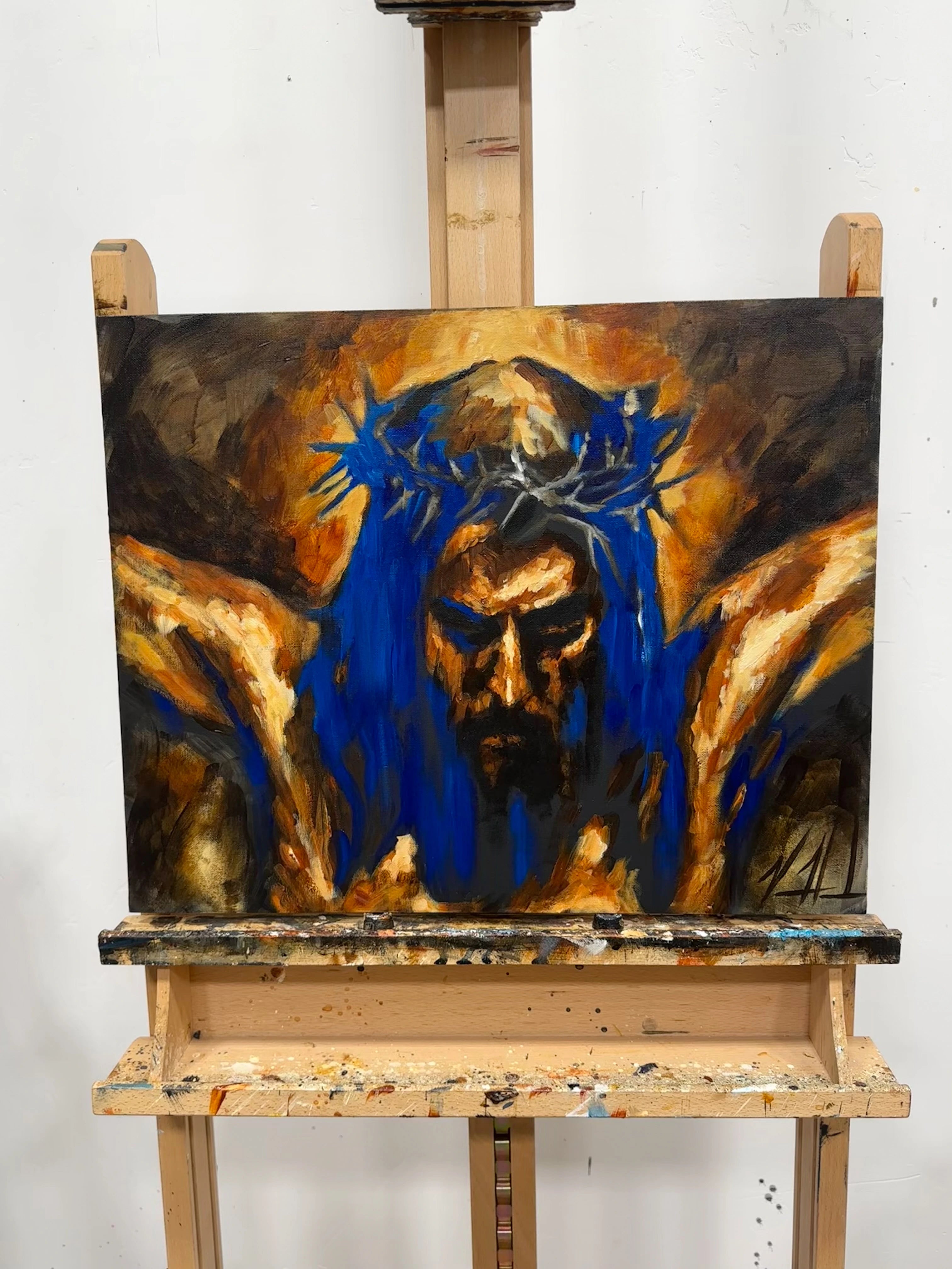 Yahweh is Salvation - 16”x20” Original Acrylic Painting Original Painting Vanessa Horabuena