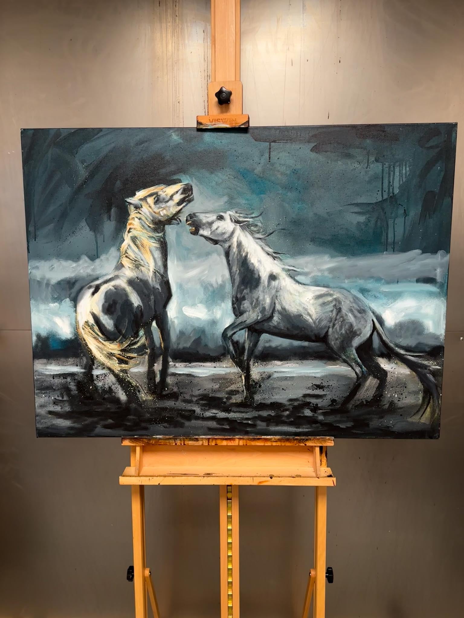 The Battlefield - 30”x40” Original Acrylic Painting