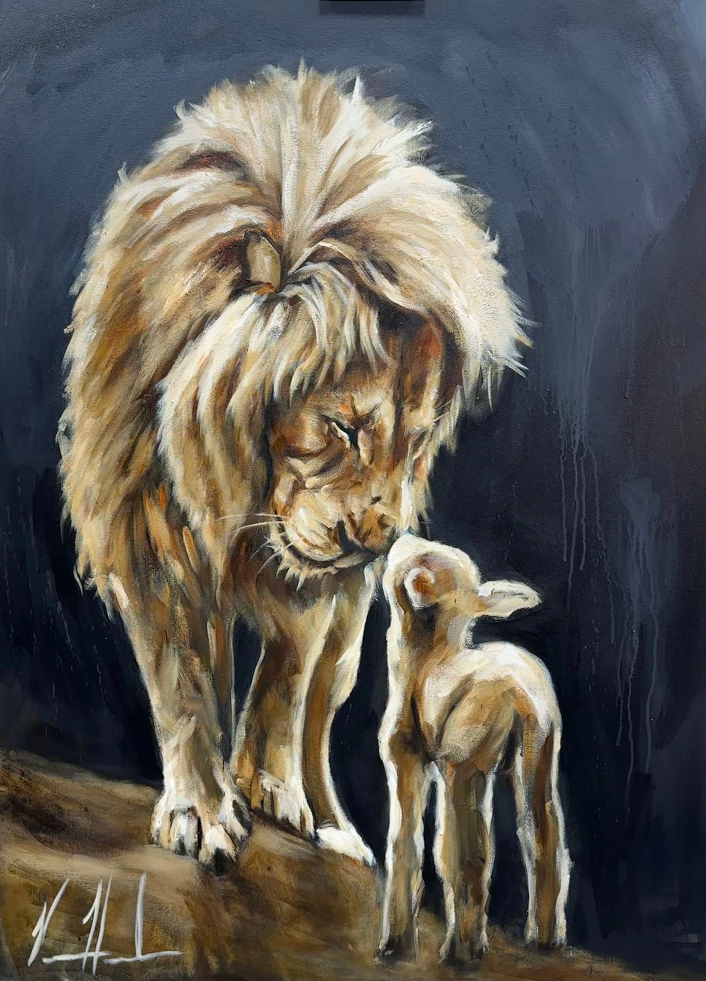 The Heart of God - 36”x48” Original Acrylic Painting Original Painting Vanessa Horabuena