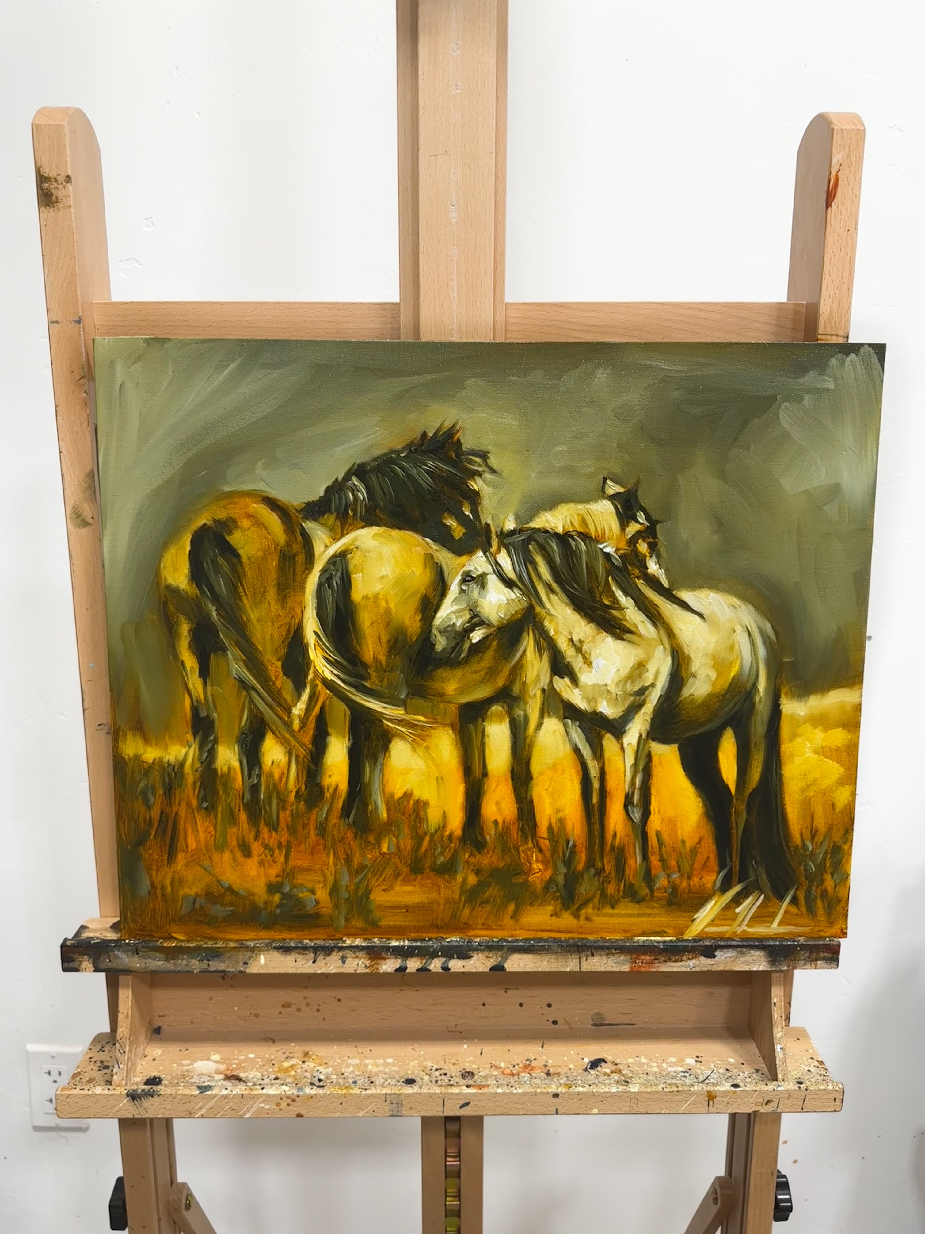 Safe Pastures - 16”x20” Original Oil Painting Original Painting Vanessa Horabuena
