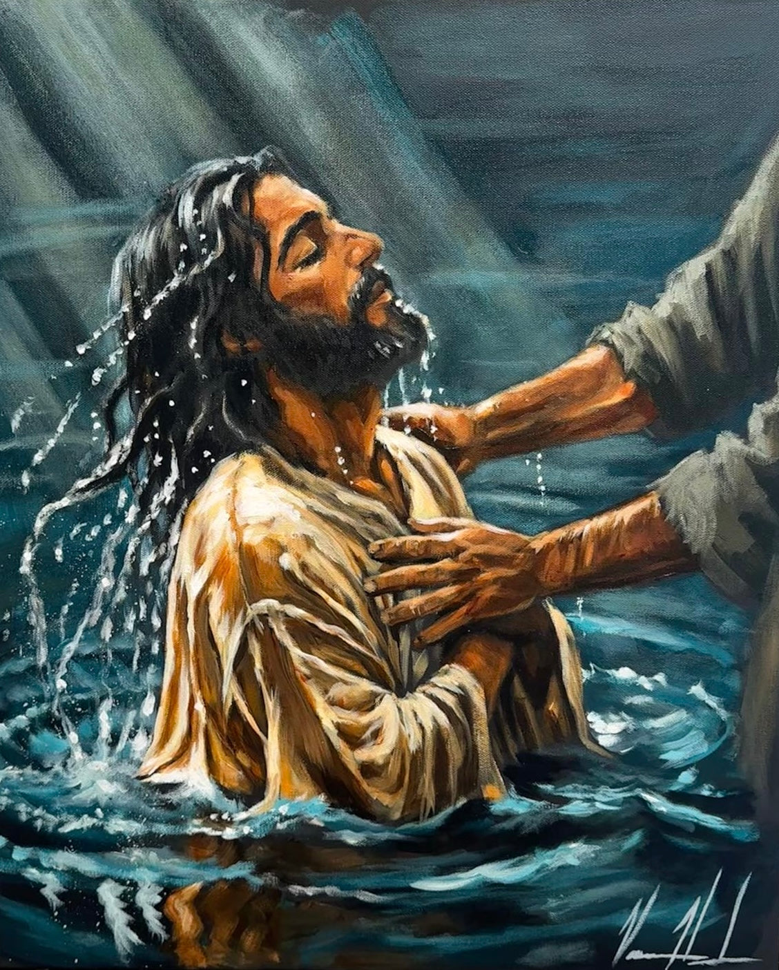 Living Water - 22”x24” Original Acrylic Painting