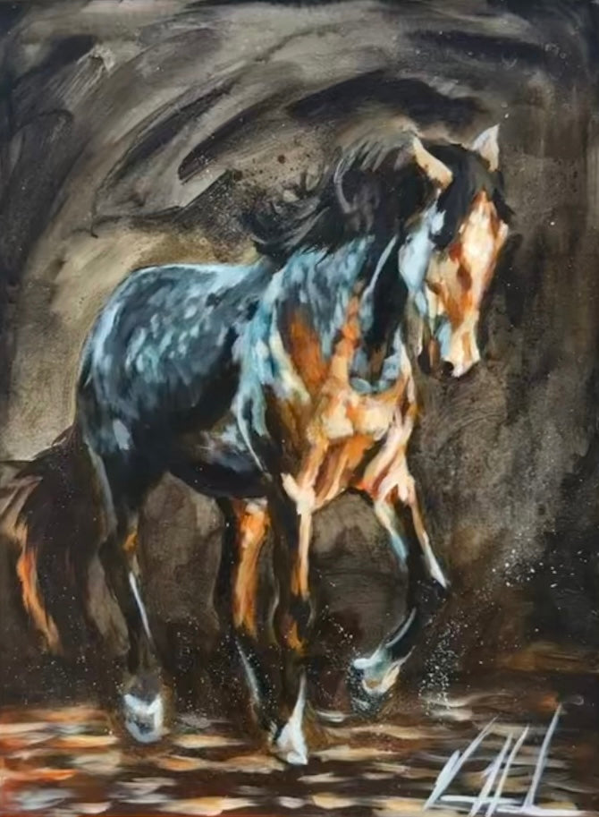 Destined to Lead - 18”x24” Original Acrylic Painting Original Painting Vanessa Horabuena