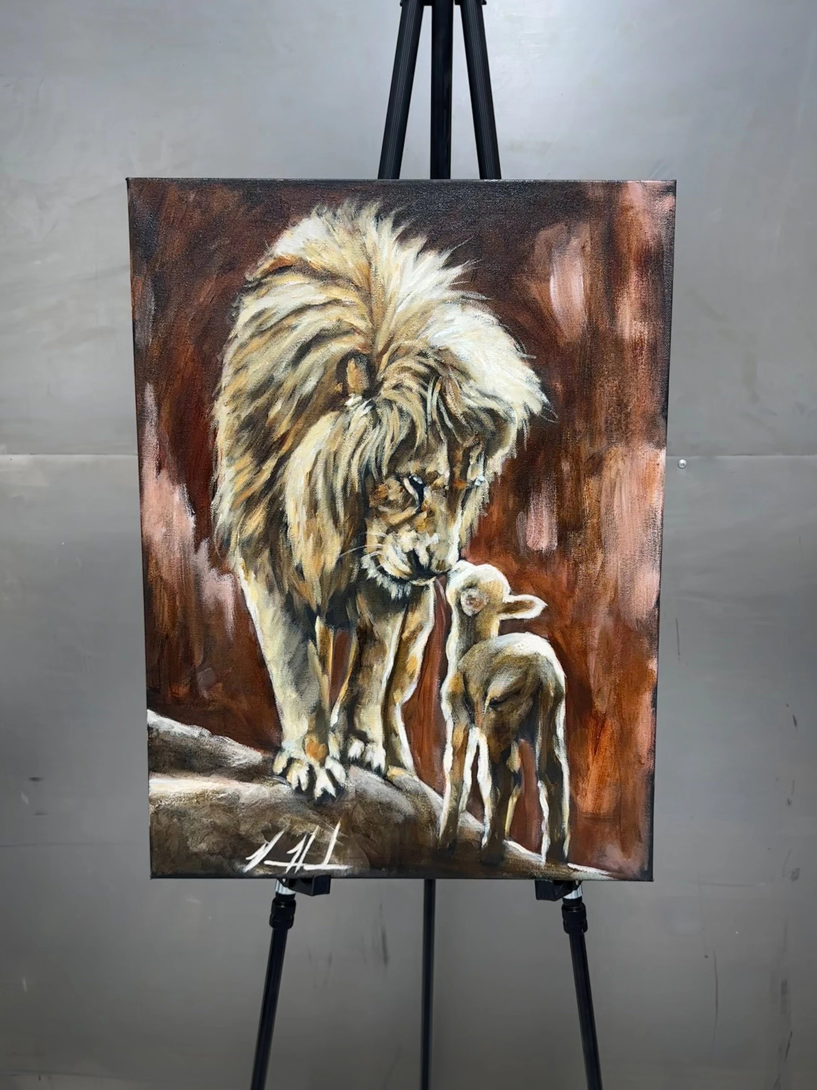 The Heart of God - 18”x24” Original Acrylic Painting Original Painting Vanessa Horabuena