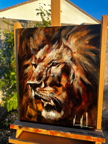 AUCTION - The Roar of the Righteous - 16"X20" Original Acrylic Painting