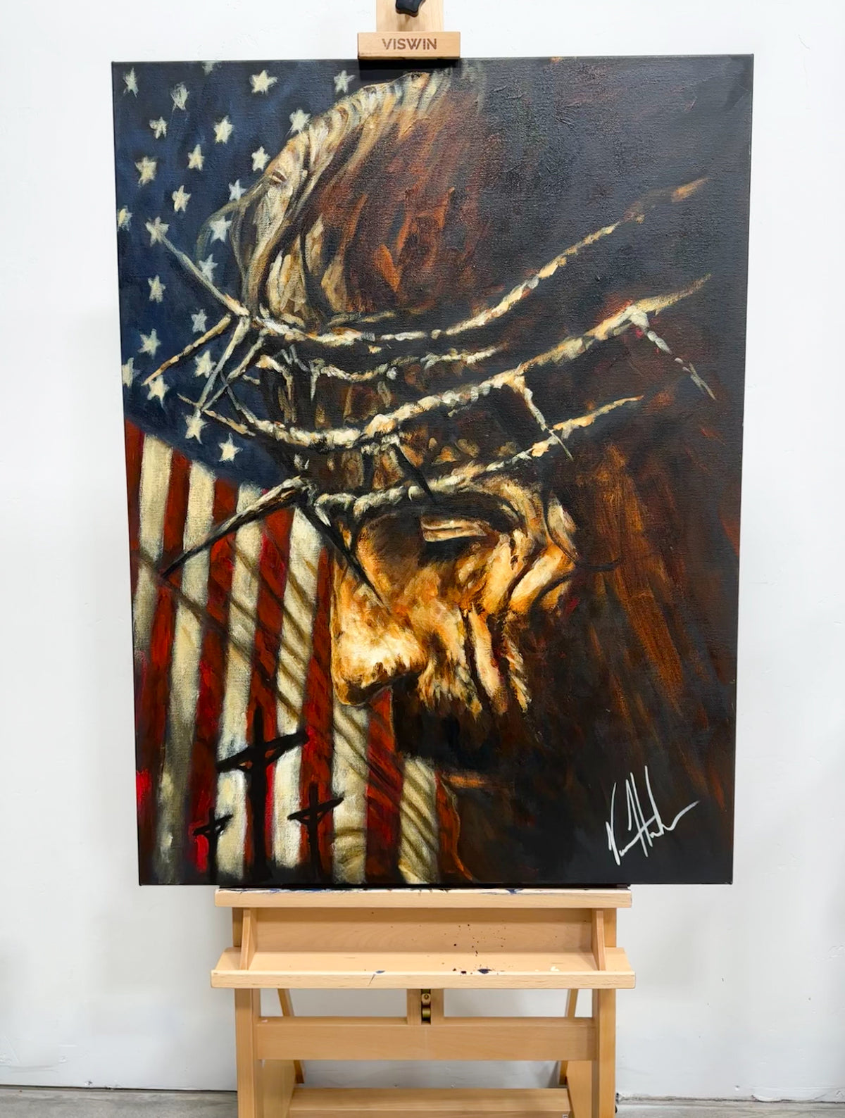 One Nation Under God - 30”x40” Original Painting
