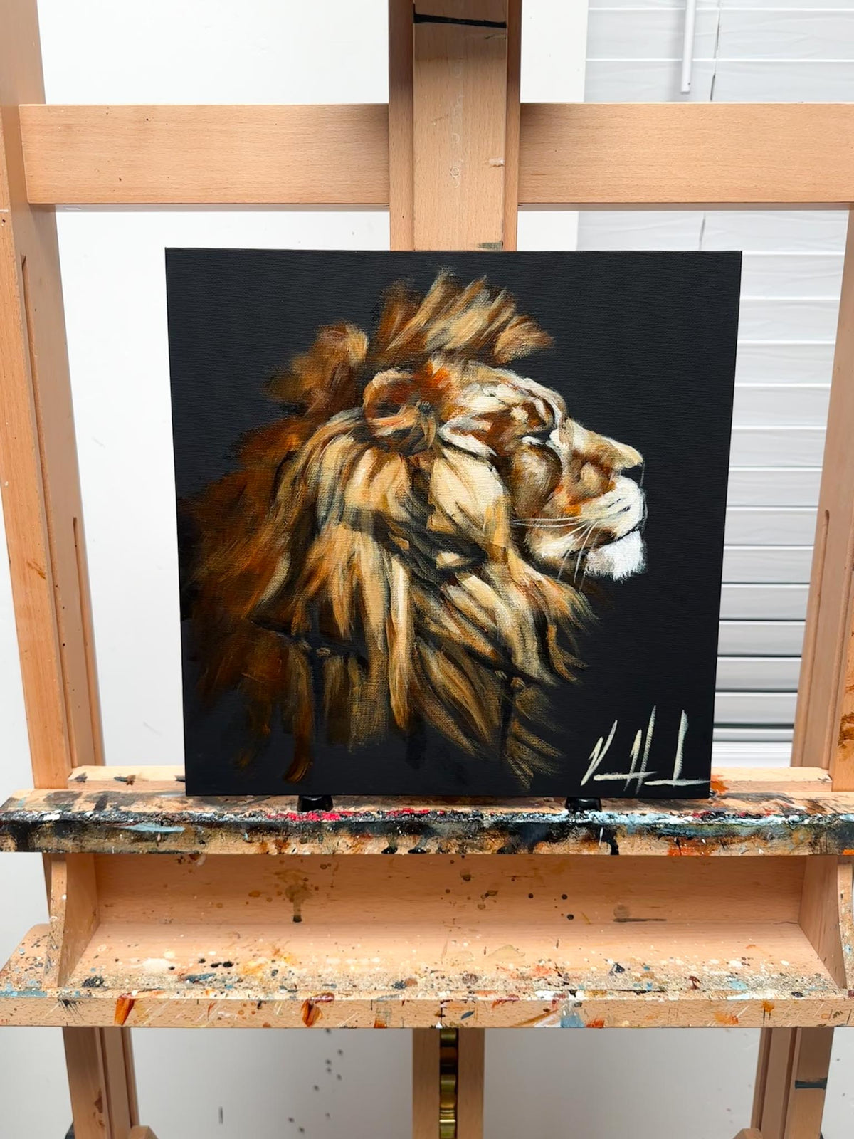 A King’s Hill- 12”x12” Original Acrylic Painting Original Painting Vanessa Horabuena