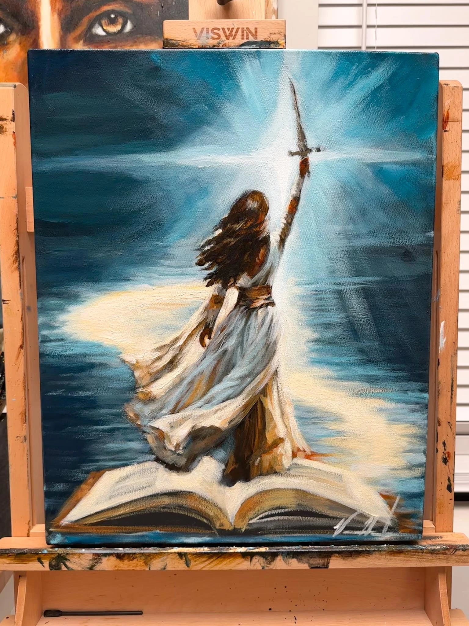Author of My Story - 16”x20” Original Acrylic Painting Original Painting Vanessa Horabuena