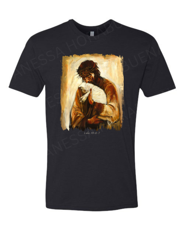 For the One Who Lost Its Way - Fall Edition - Unisex T-Shirt Poly-Blend Vanessa Horabuena Short Sleeve Black Small