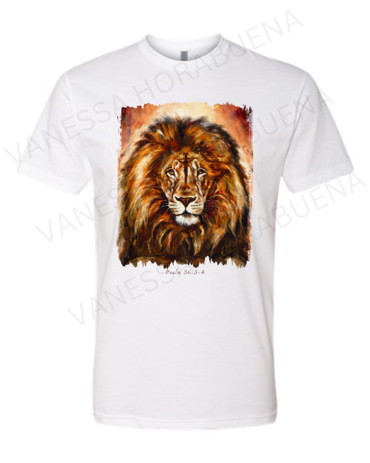 King of Heaven - Glorious Reign - Unisex T-Shirt Poly-Blend Vanessa Horabuena Short Sleeve White Small