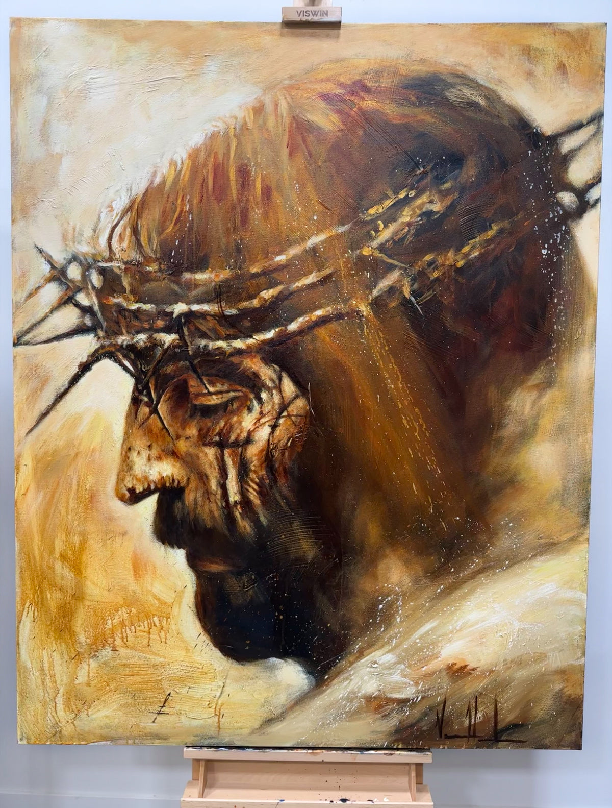 King of Glory - 48”x60” Original Acrylic Painting