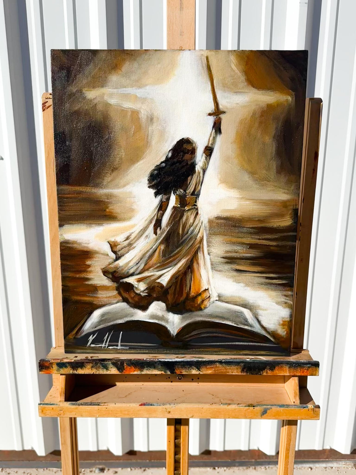 You Are the Author of My Story - 16”x20” Original Acrylic Painting