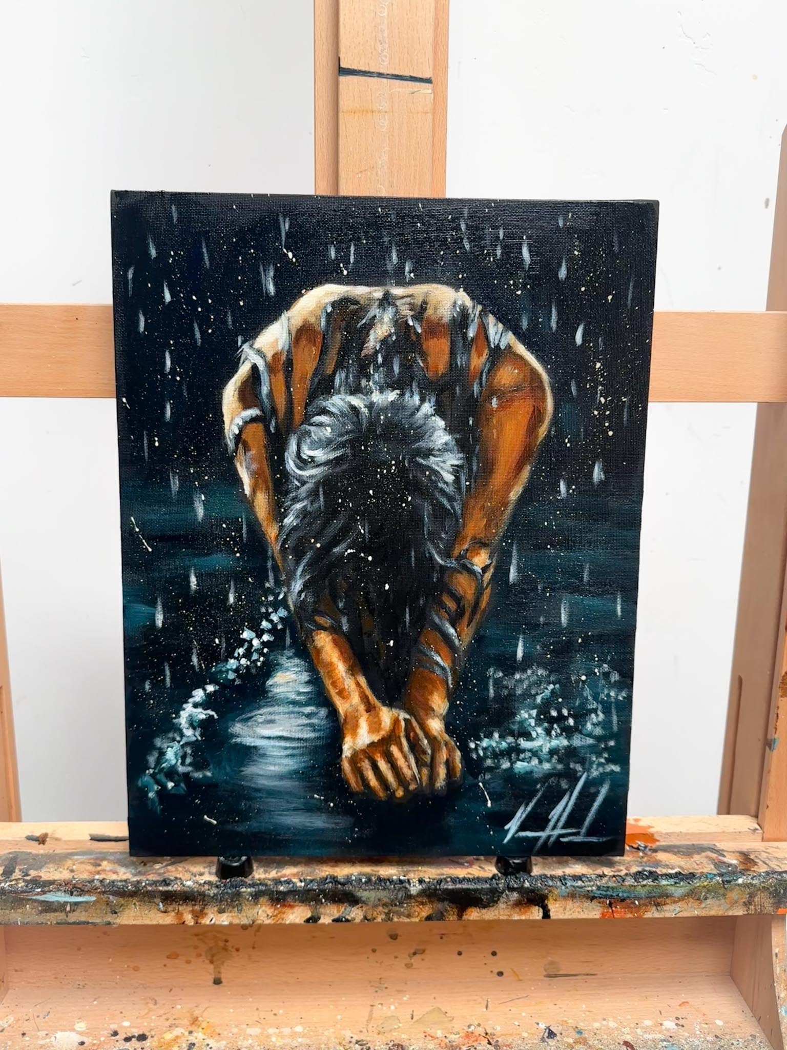The Art of Surrender - 11”x14” Original Acrylic Painting