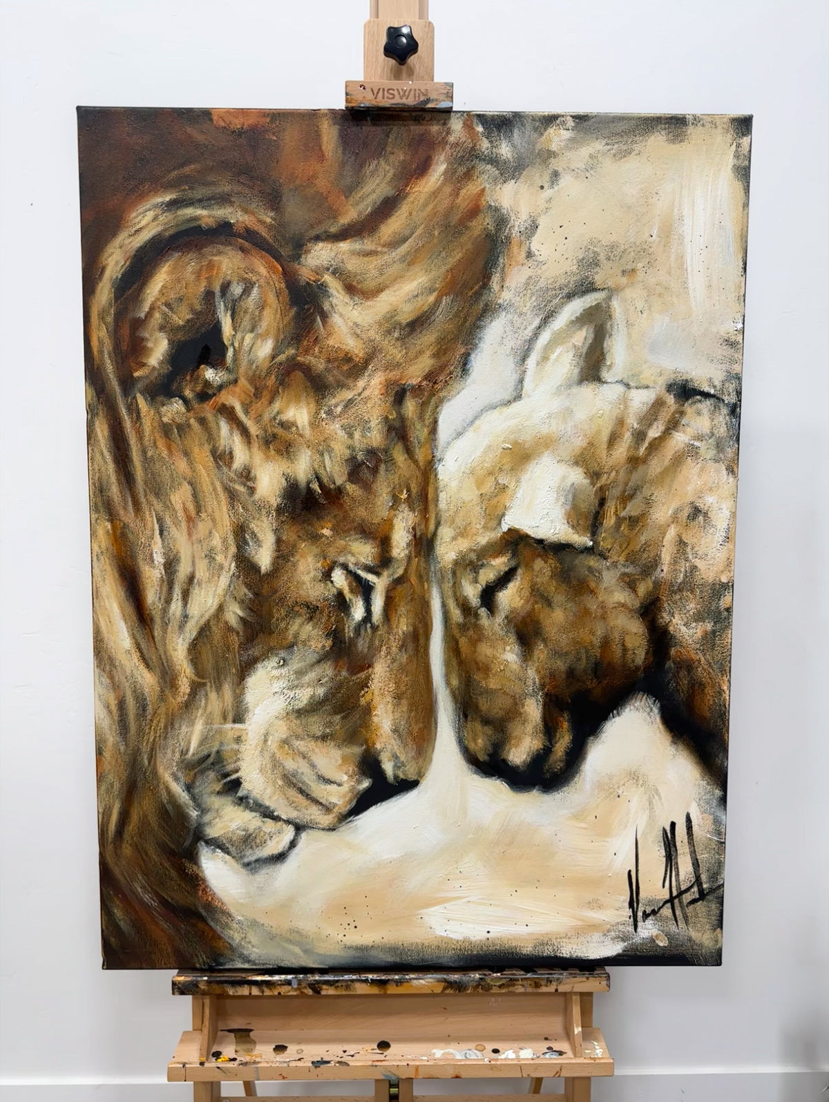 Compassion of a King - 30”x40” Original Acrylic Painting