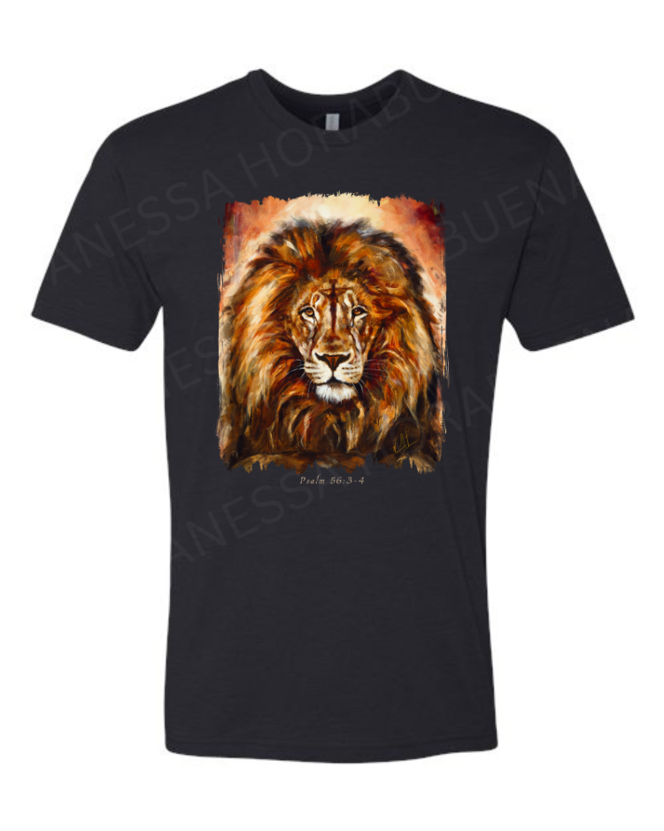 King of Heaven - Glorious Reign - Unisex T-Shirt Poly-Blend Vanessa Horabuena Short Sleeve Black Small